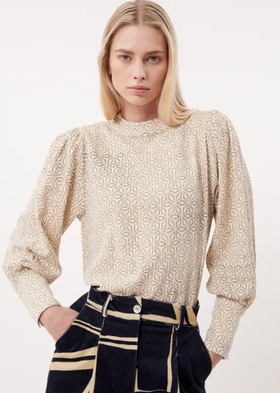 BLOUSE LUNA BEIGE sold by FRNCH