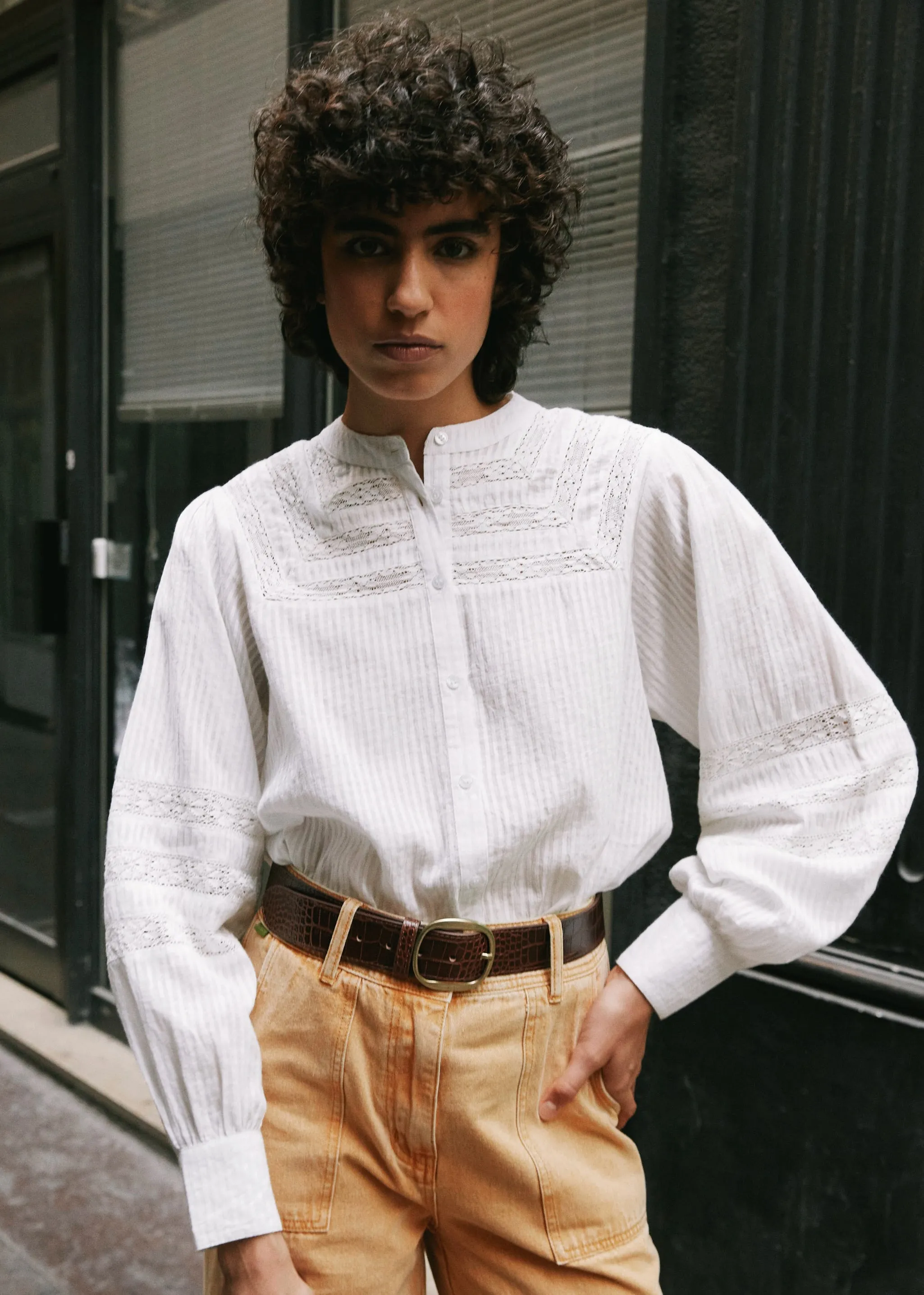 CHEMISE ROXY BLANC sold by FRNCH