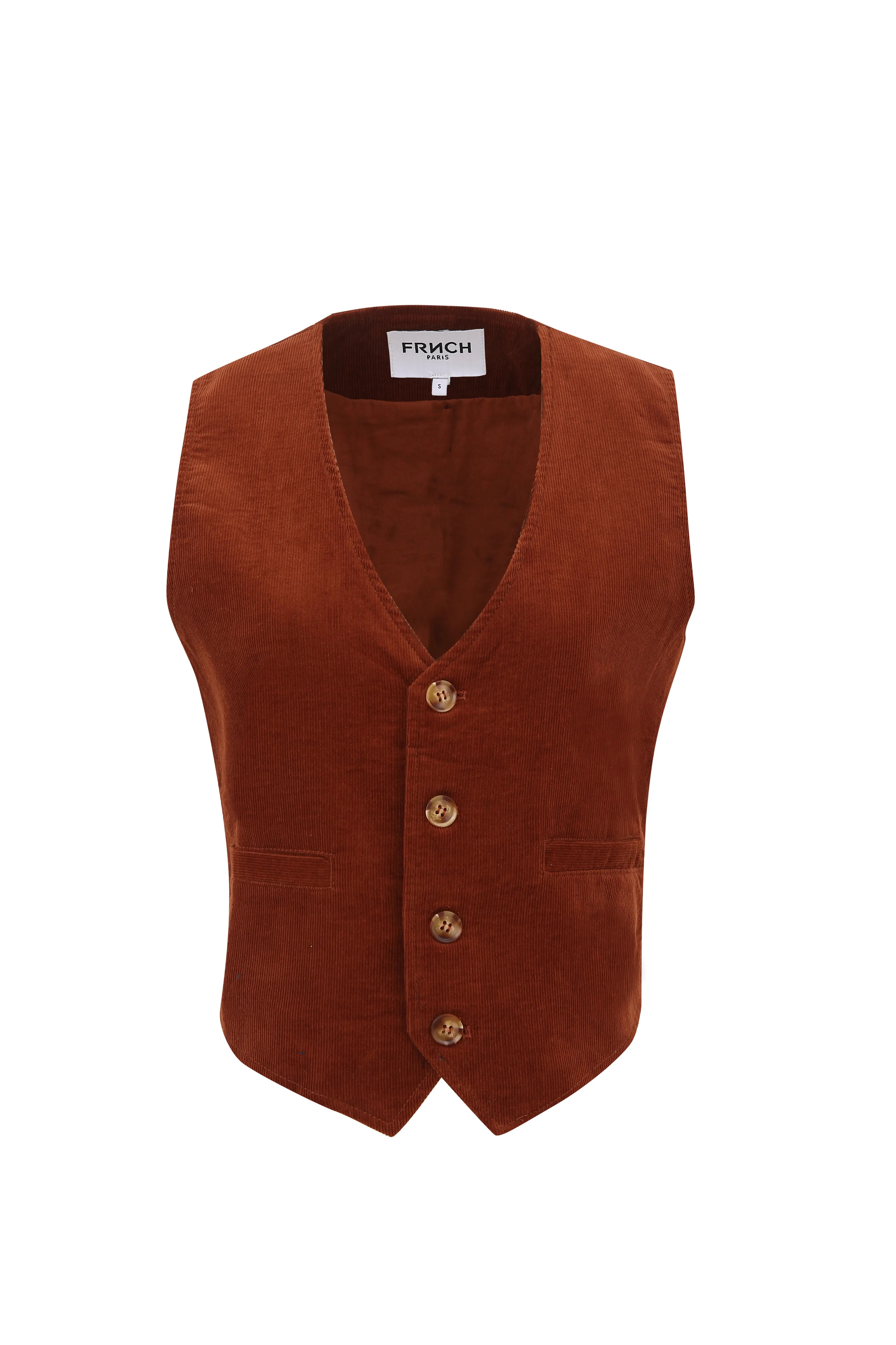 VESTE ALIX MARRON GLACE sold by FRNCH