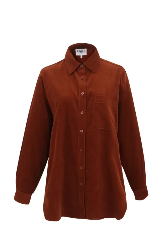 CHEMISE CARLA MARRON GLACE sold by FRNCH