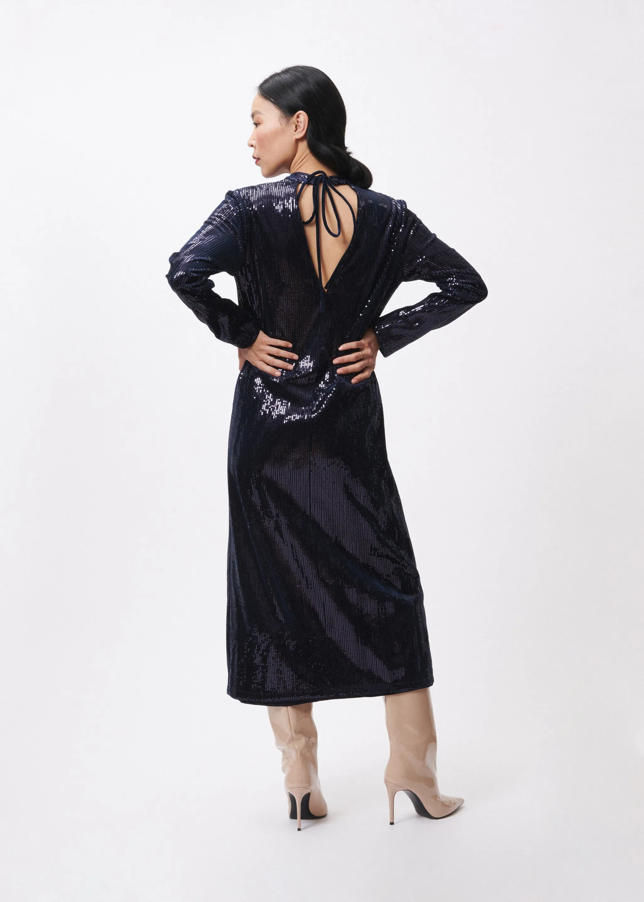 ROBE MADY BLEU MARINE sold by FRNCH product image thumbnail 4