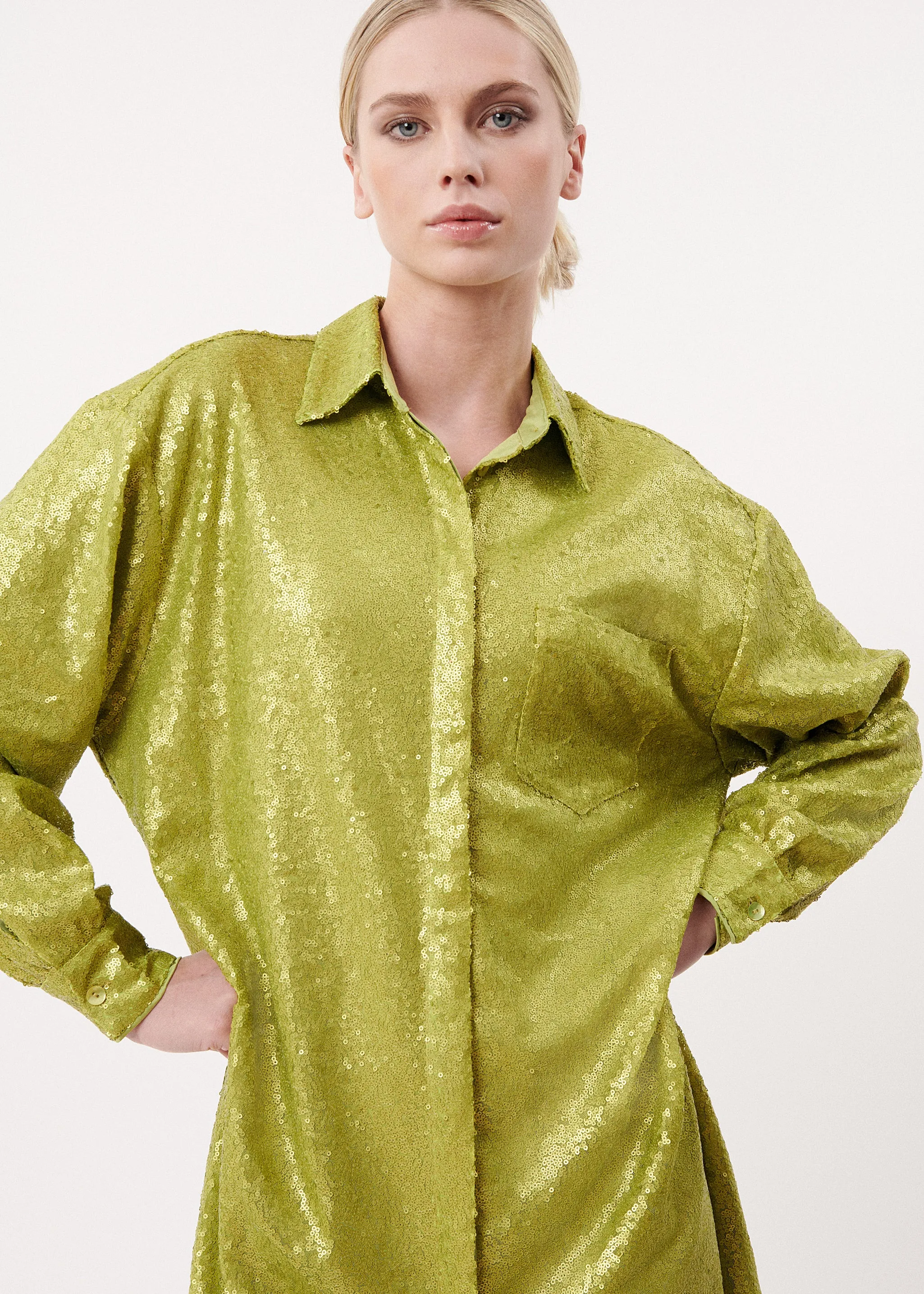 ROBE SKYE OLIVE sold by FRNCH