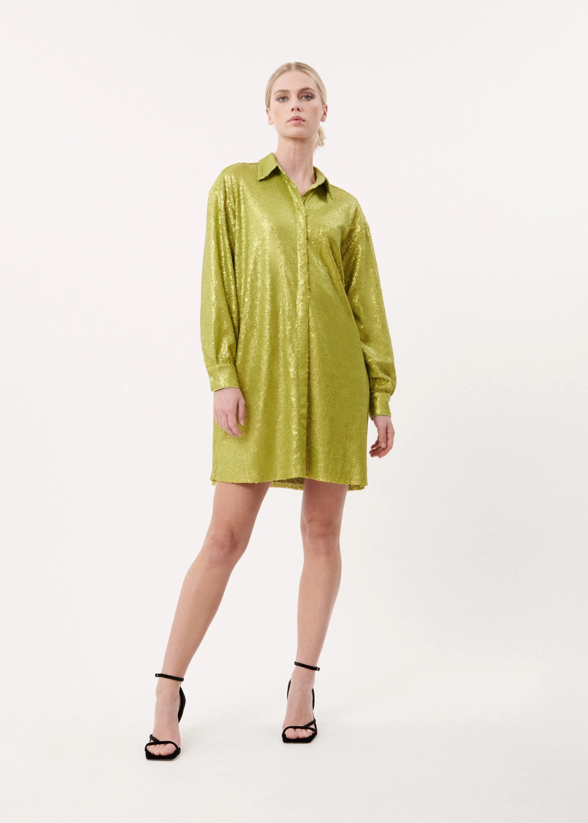 ROBE SKYE OLIVE sold by FRNCH product image thumbnail 2