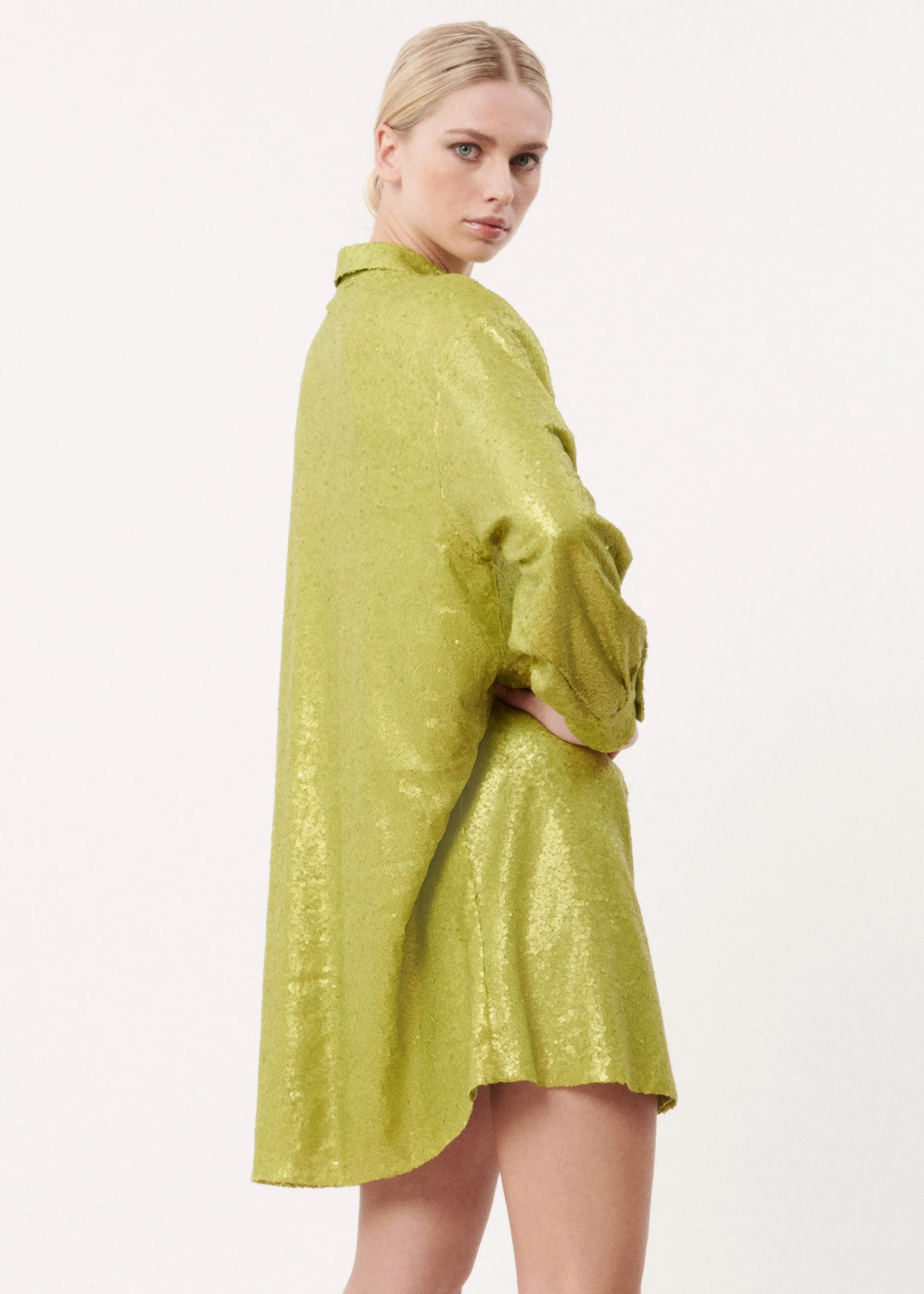 ROBE SKYE OLIVE sold by FRNCH product image thumbnail 4