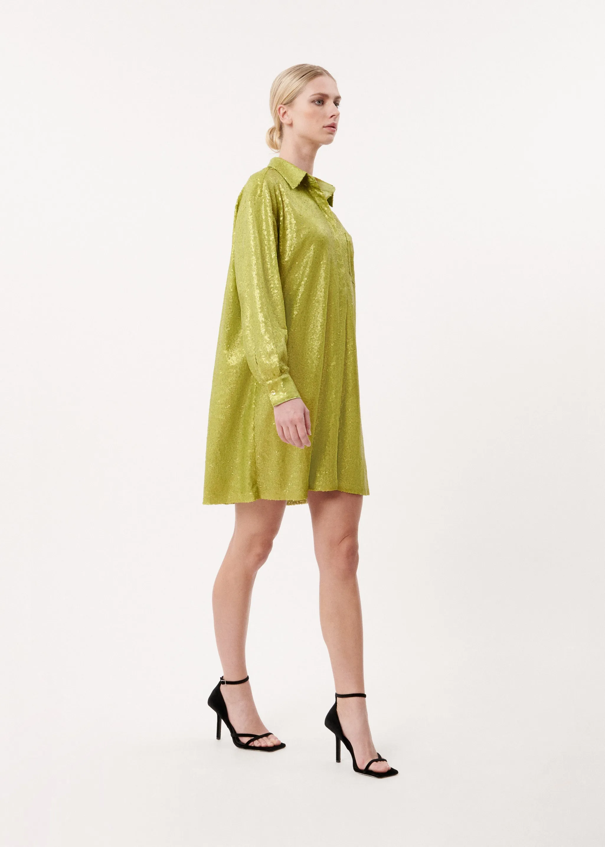 ROBE SKYE OLIVE sold by FRNCH product image thumbnail 3