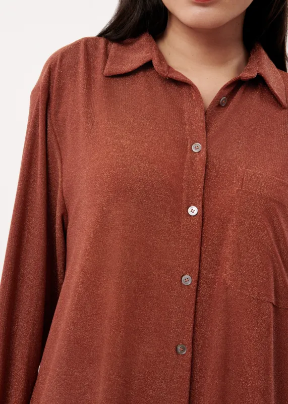 CHEMISE MAELLE ORANGE BRULE sold by FRNCH