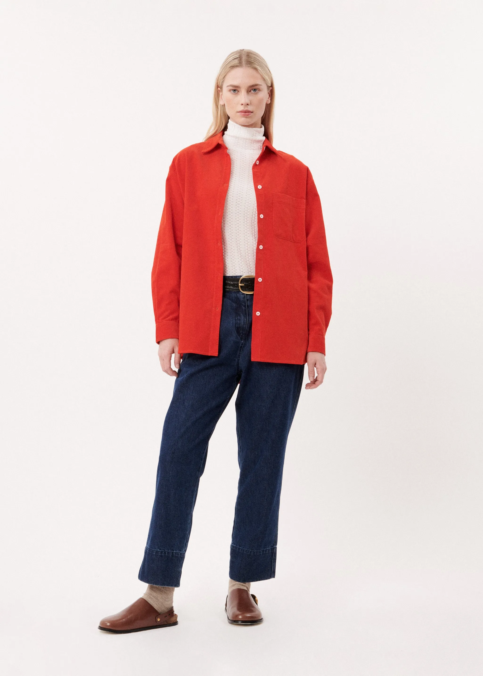 CHEMISE CARLA ROUGE sold by FRNCH product image thumbnail 3