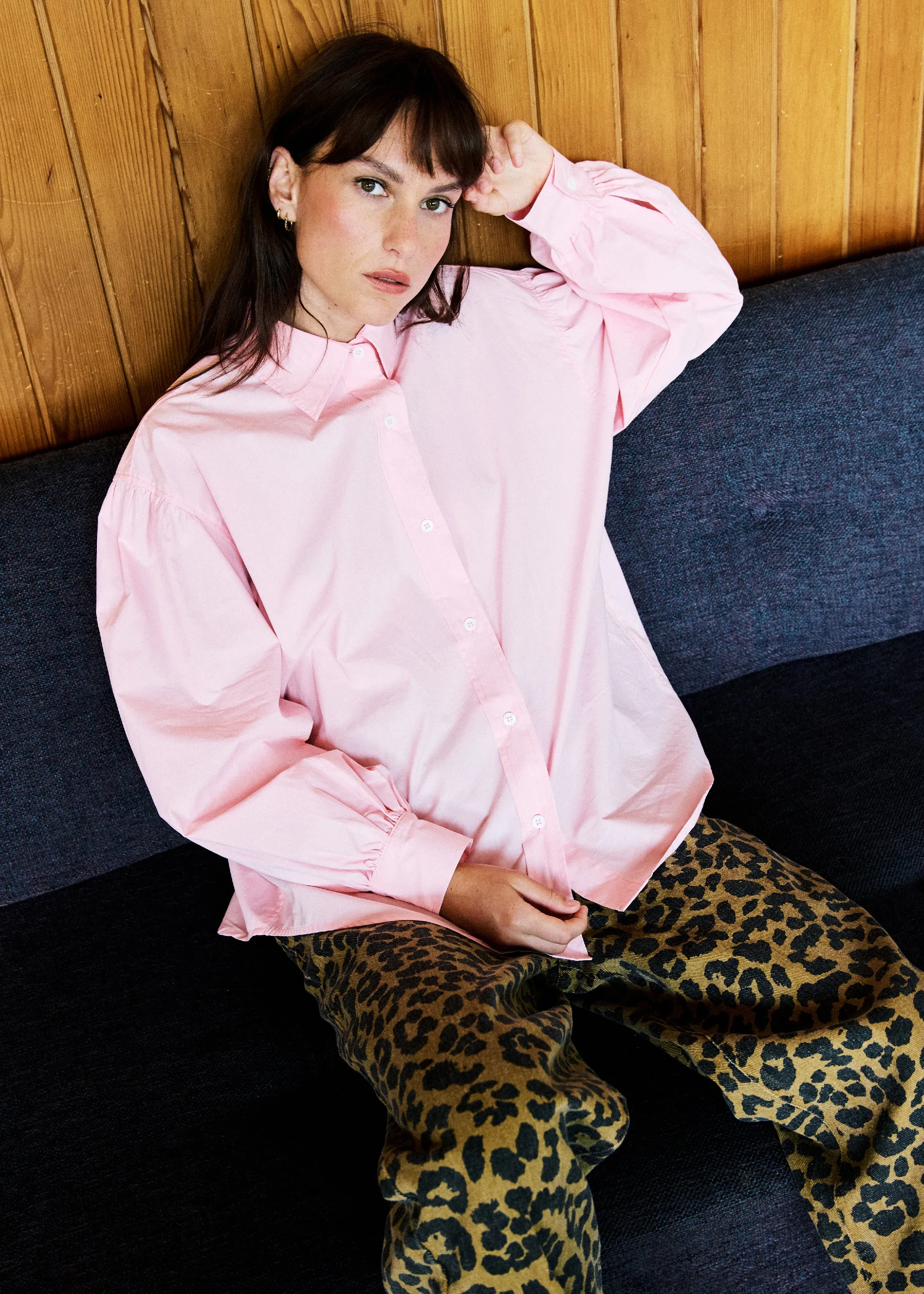 Chemise SABRA Rose pale sold by FRNCH