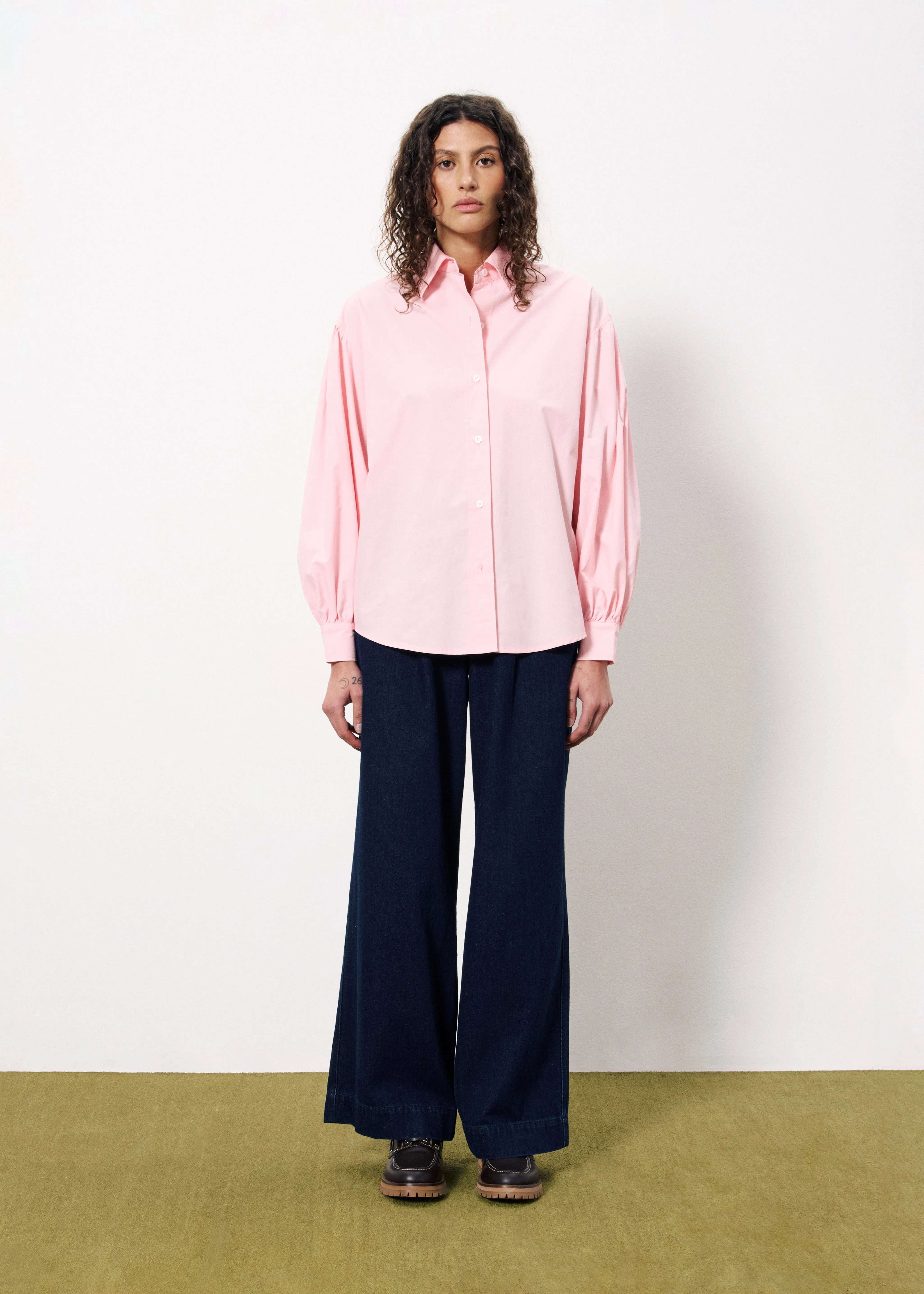 Chemise SABRA Rose pale sold by FRNCH product image thumbnail 3