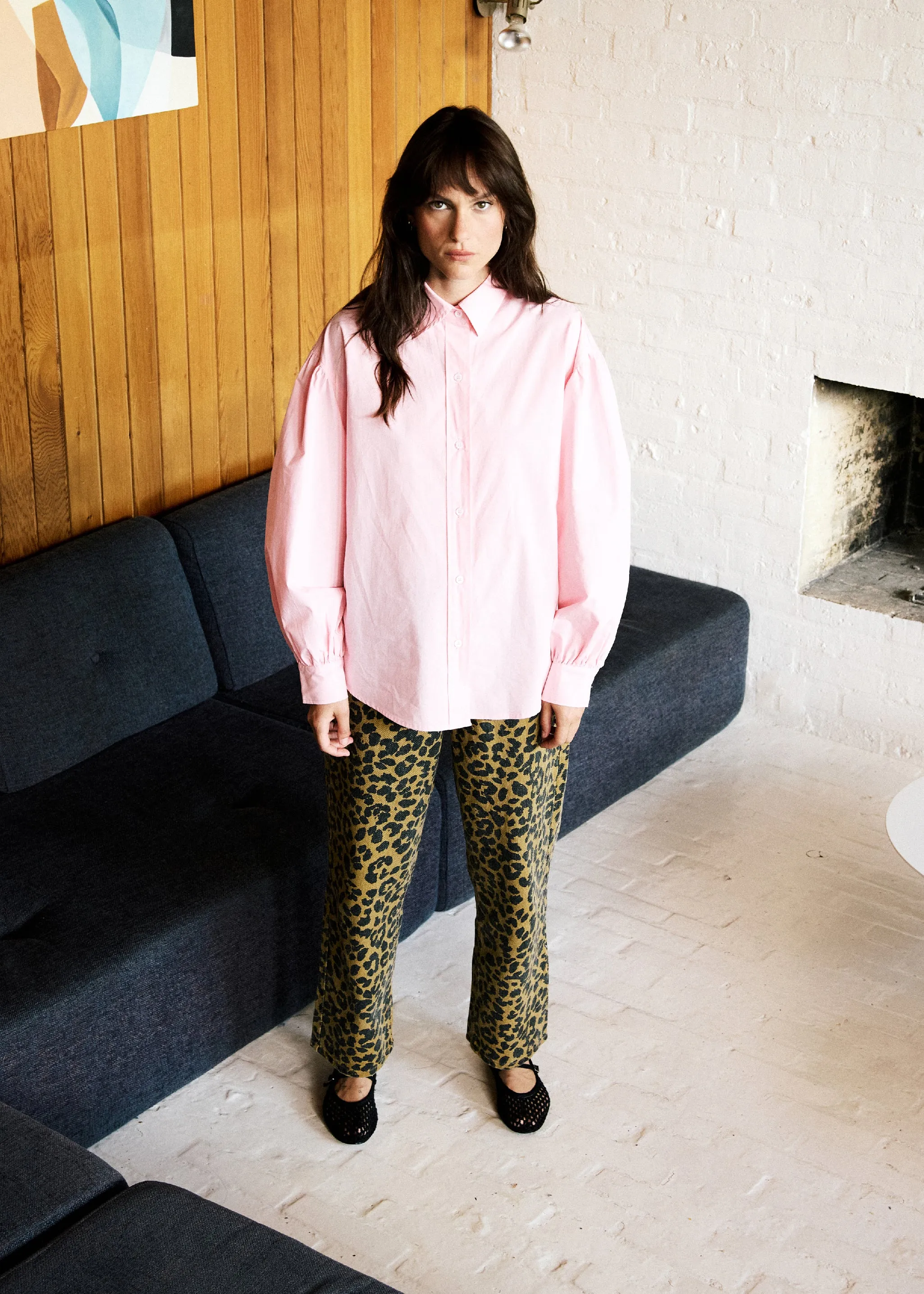 Chemise SABRA Rose pale sold by FRNCH product image thumbnail 2