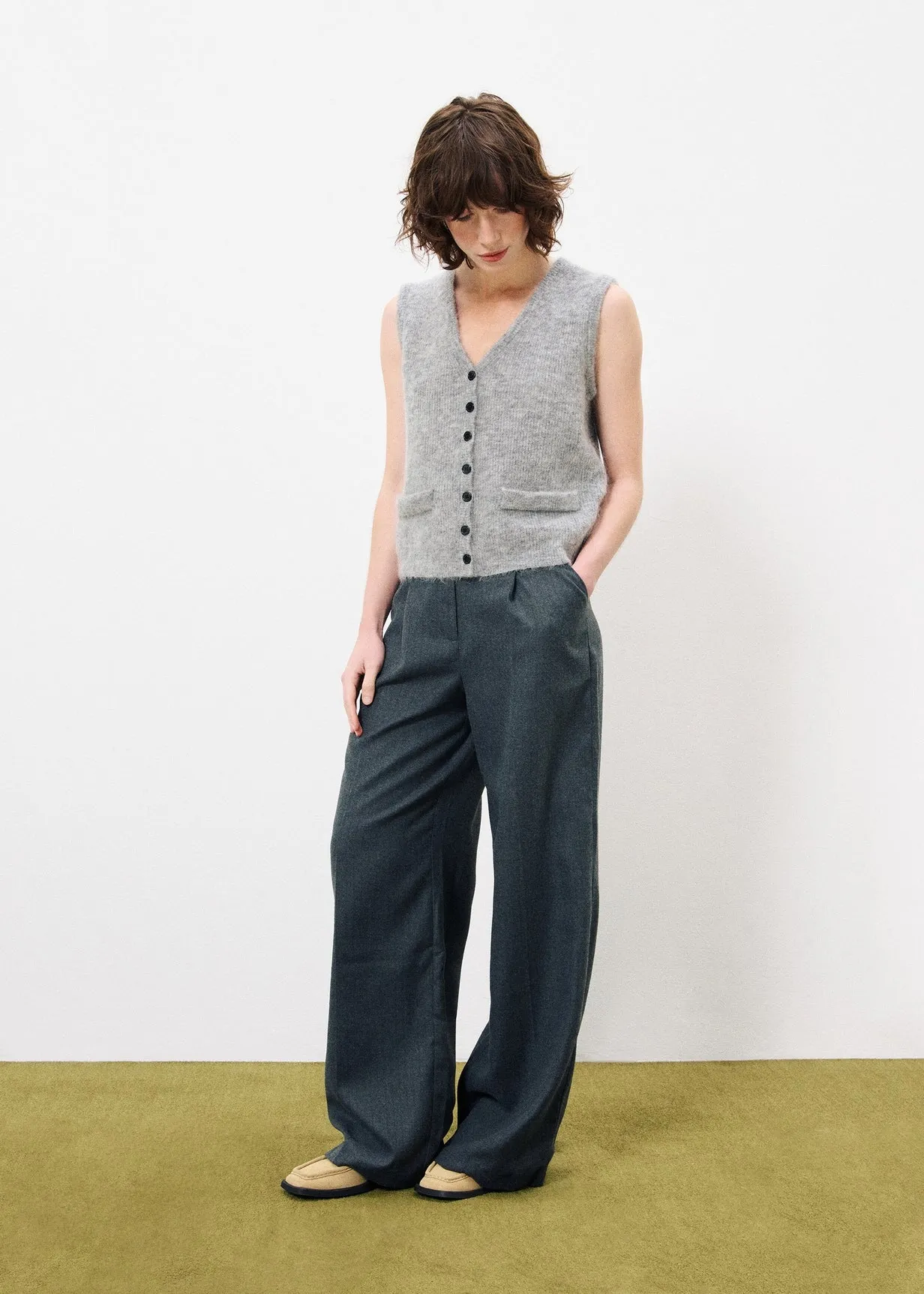 Cardigan MELIZA Gris sold by FRNCH product image thumbnail 2