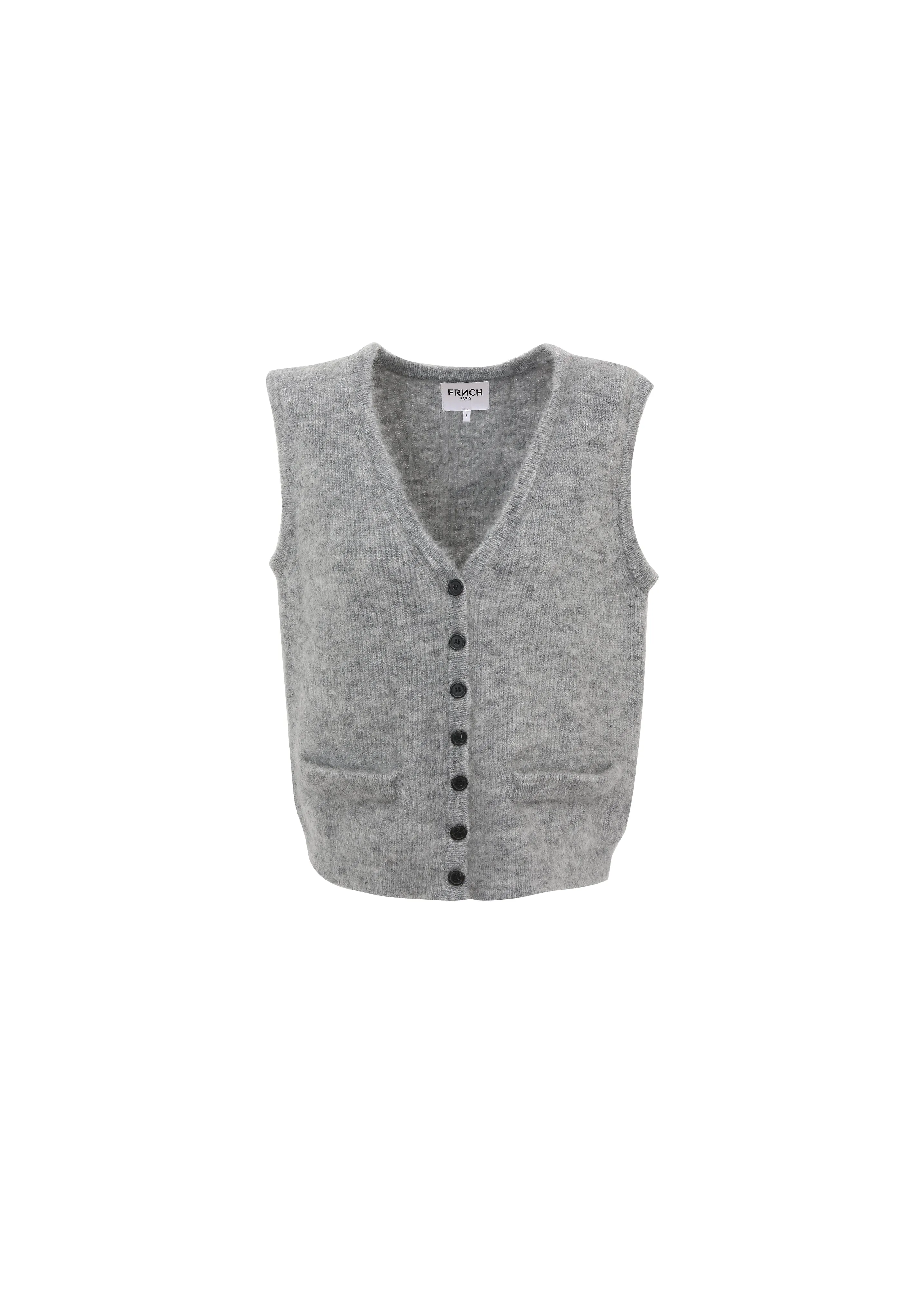 Cardigan MELIZA Gris sold by FRNCH product image thumbnail 5