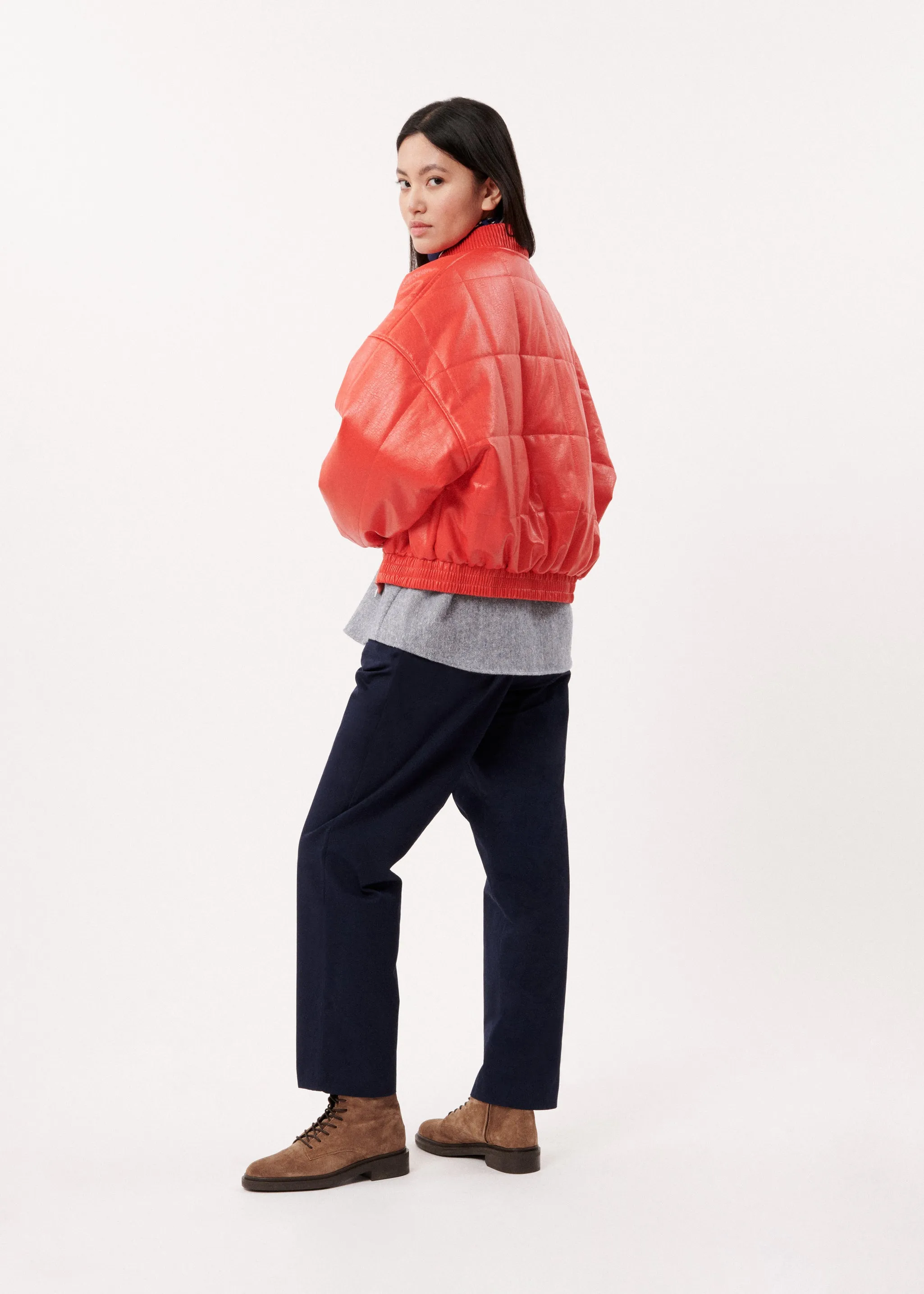 MANTEAU RITA ROUGE sold by FRNCH product image thumbnail 4