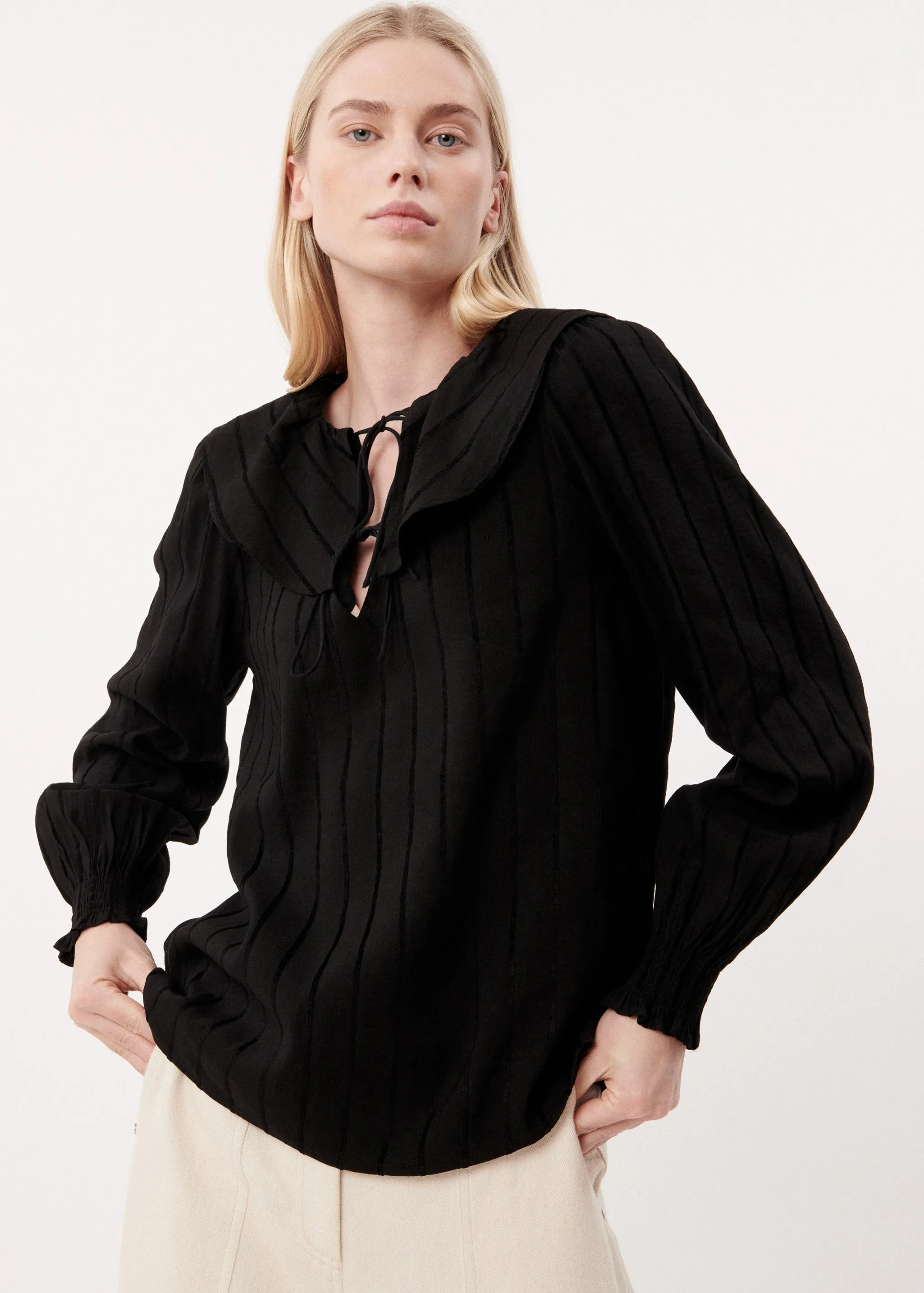 BLOUSE YEL NOIR sold by FRNCH product image thumbnail 3