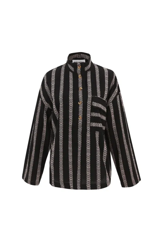 BLOUSE SOLAINE NOIR sold by FRNCH