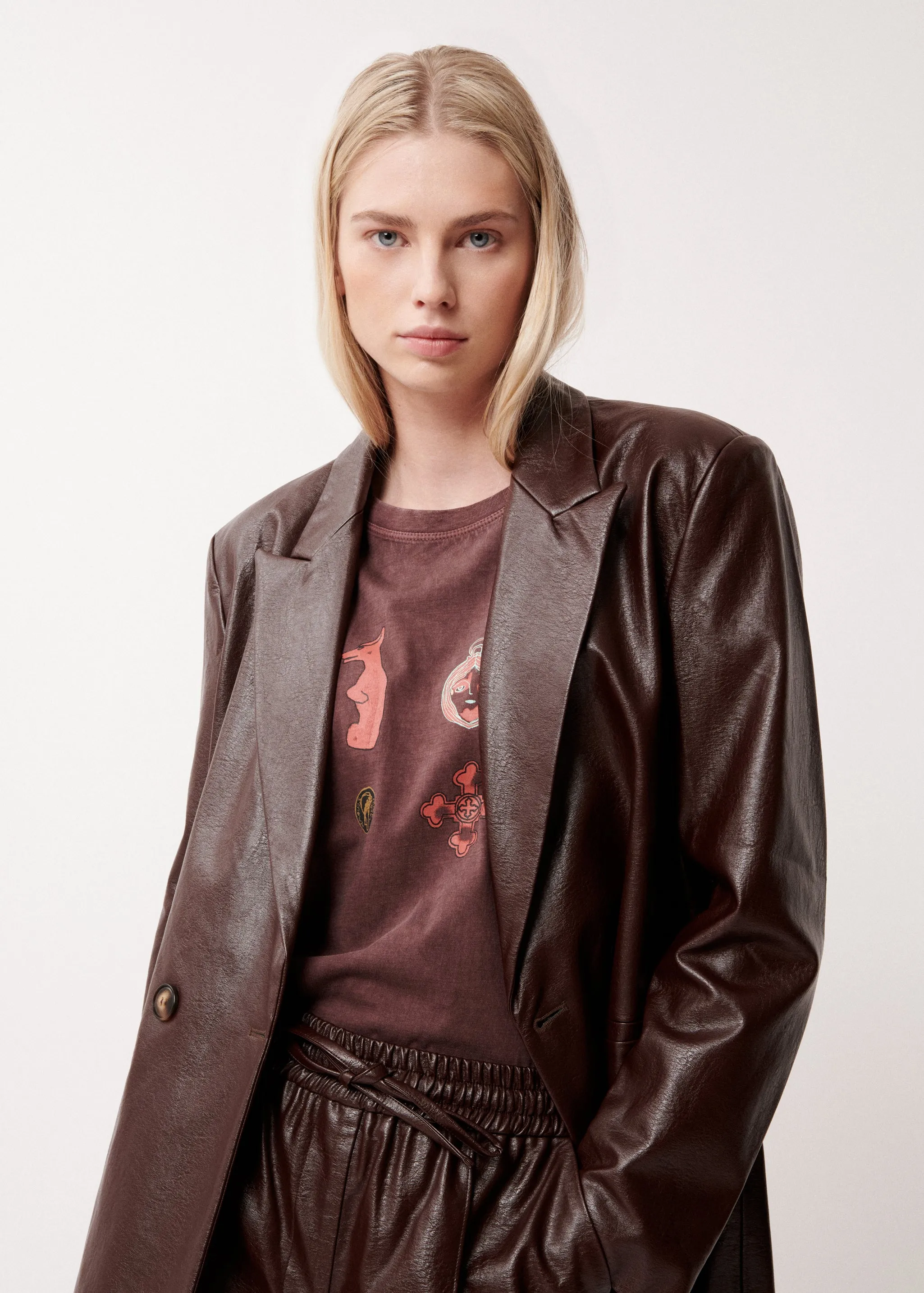 BLAZER GARANCE CHOCOLAT sold by FRNCH product image thumbnail 3