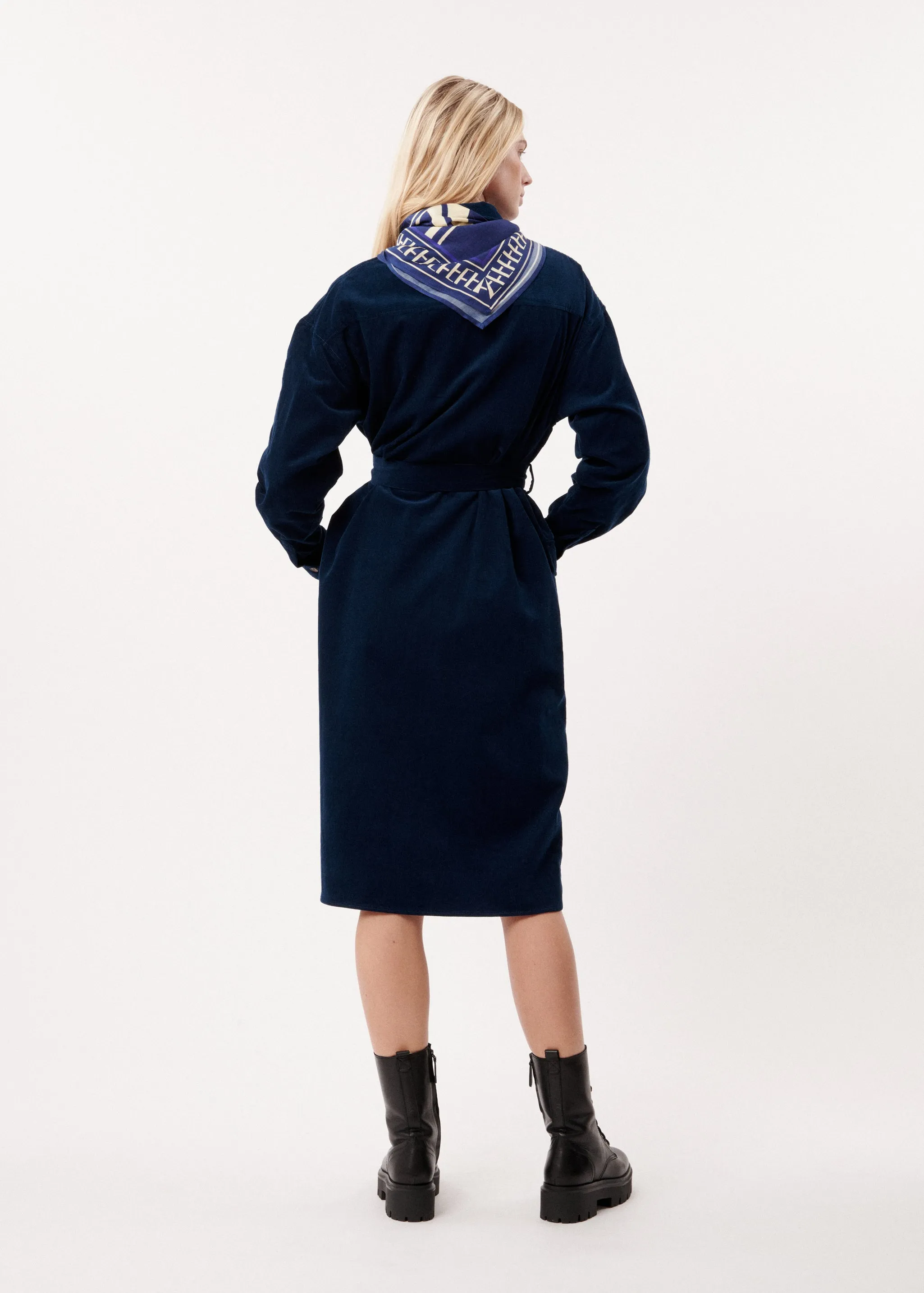 ROBE AIKO BLEU MARINE sold by FRNCH product image thumbnail 4