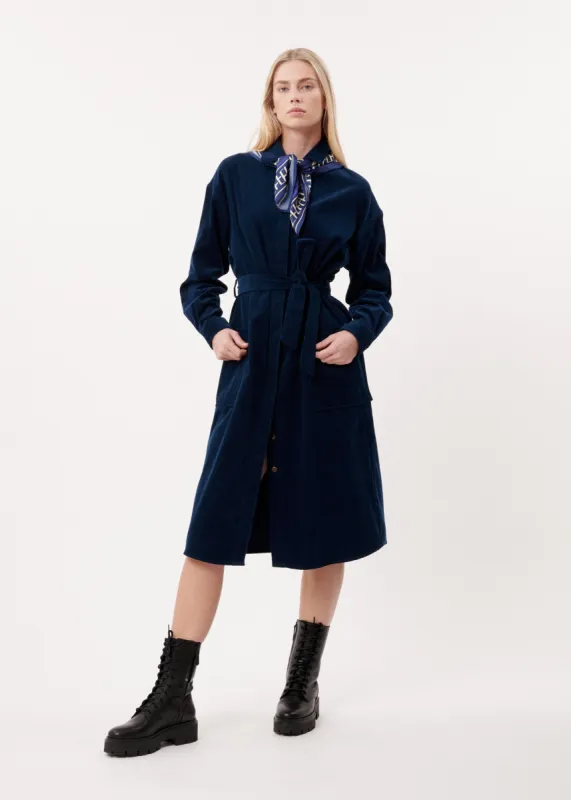 ROBE AIKO BLEU MARINE sold by FRNCH