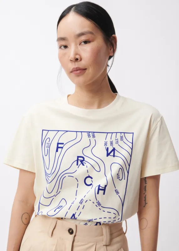 T-shirt CURLINA Creme sold by FRNCH