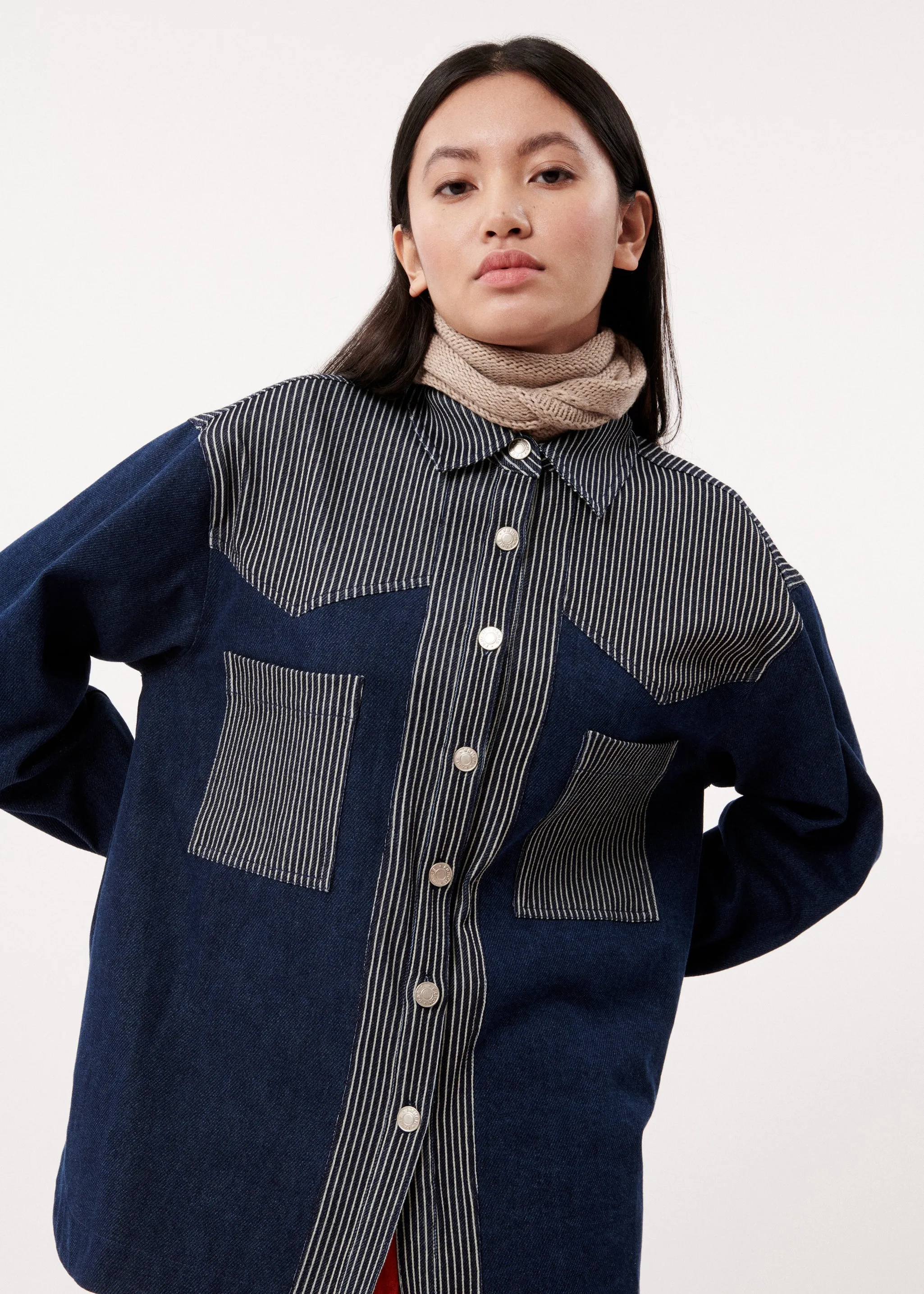 CHEMISE GABRIELLA BLEU MARINE sold by FRNCH