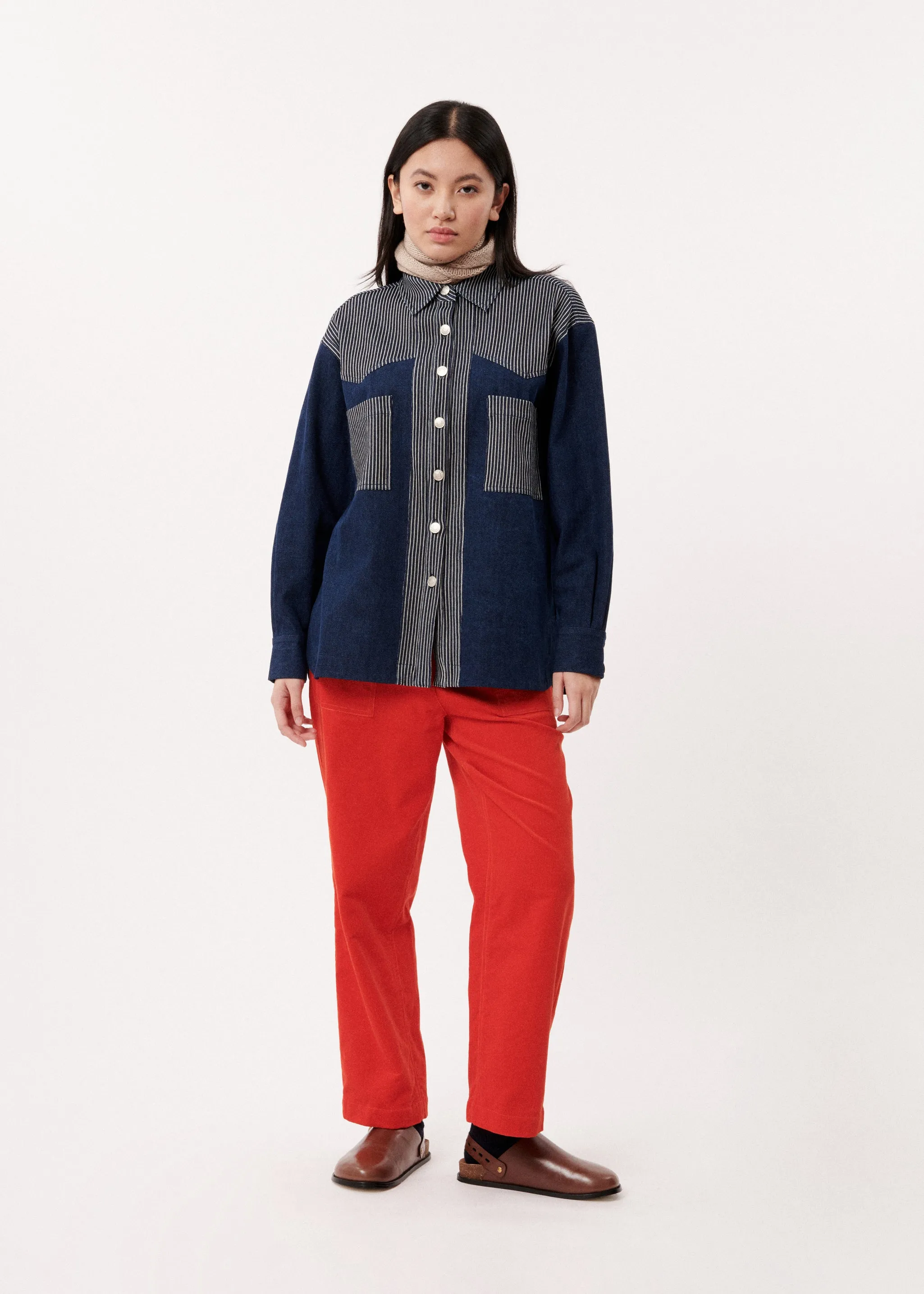 CHEMISE GABRIELLA BLEU MARINE sold by FRNCH product image thumbnail 3