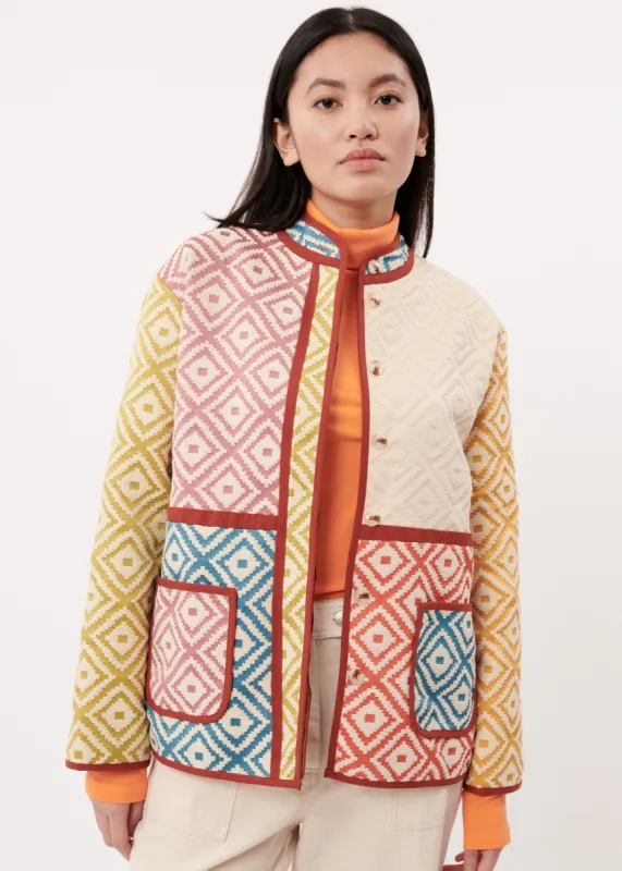 BLOUSON MARINE MULTICOLORE sold by FRNCH