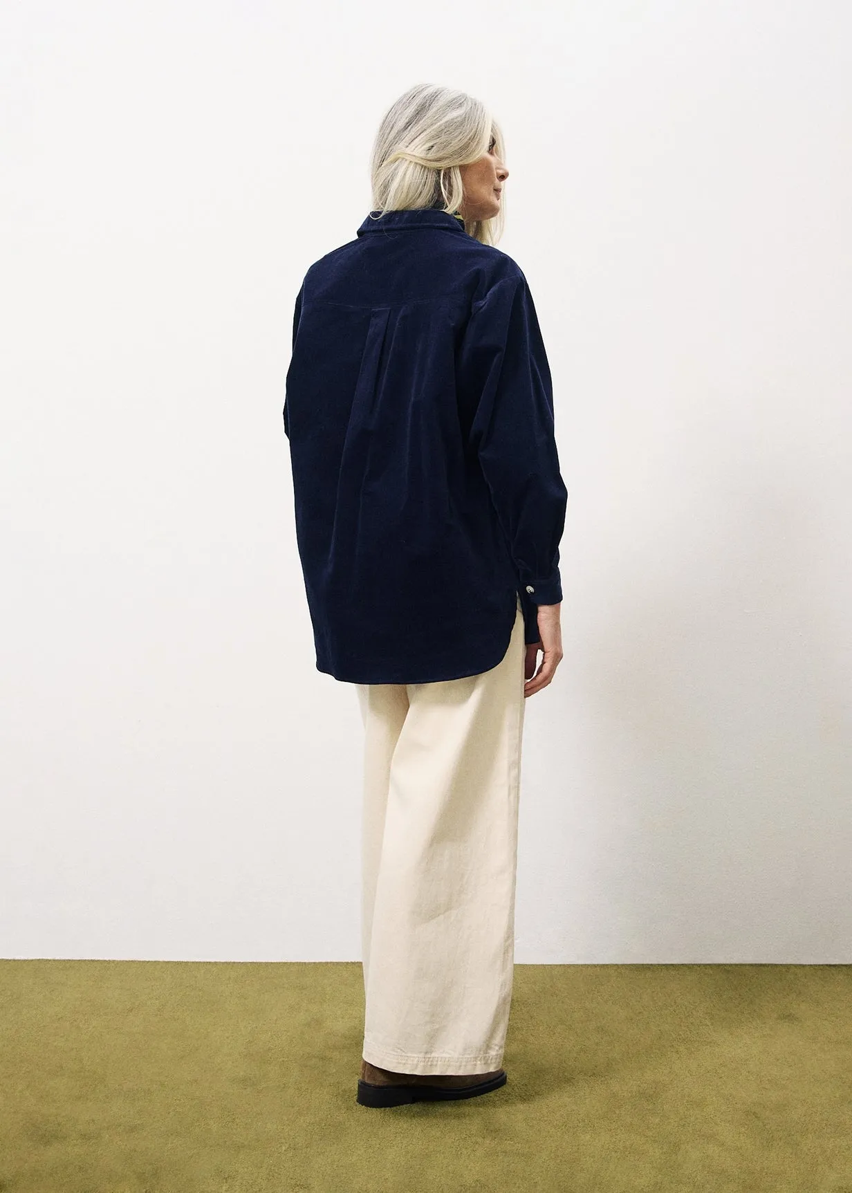 Chemise CARLA Bleu marine sold by FRNCH product image thumbnail 2