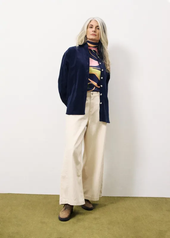 Chemise CARLA Bleu marine sold by FRNCH