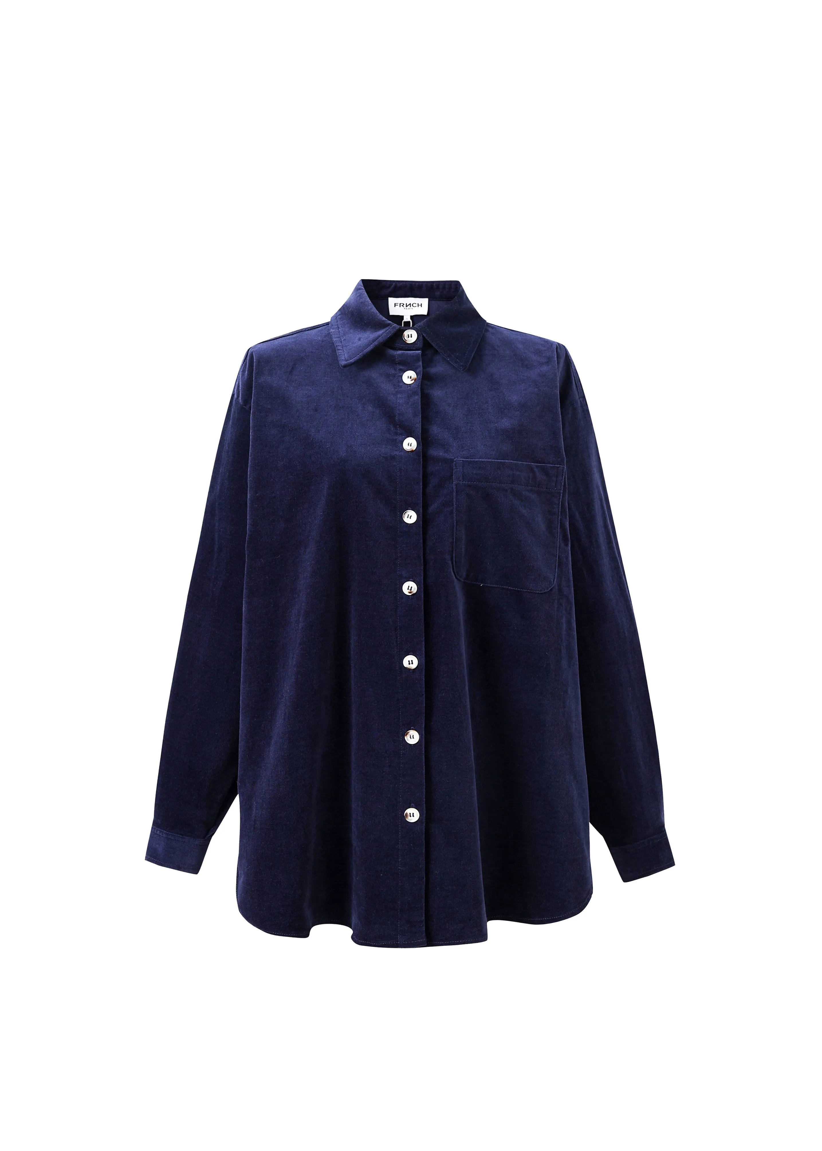 Chemise CARLA Bleu marine sold by FRNCH product image thumbnail 4