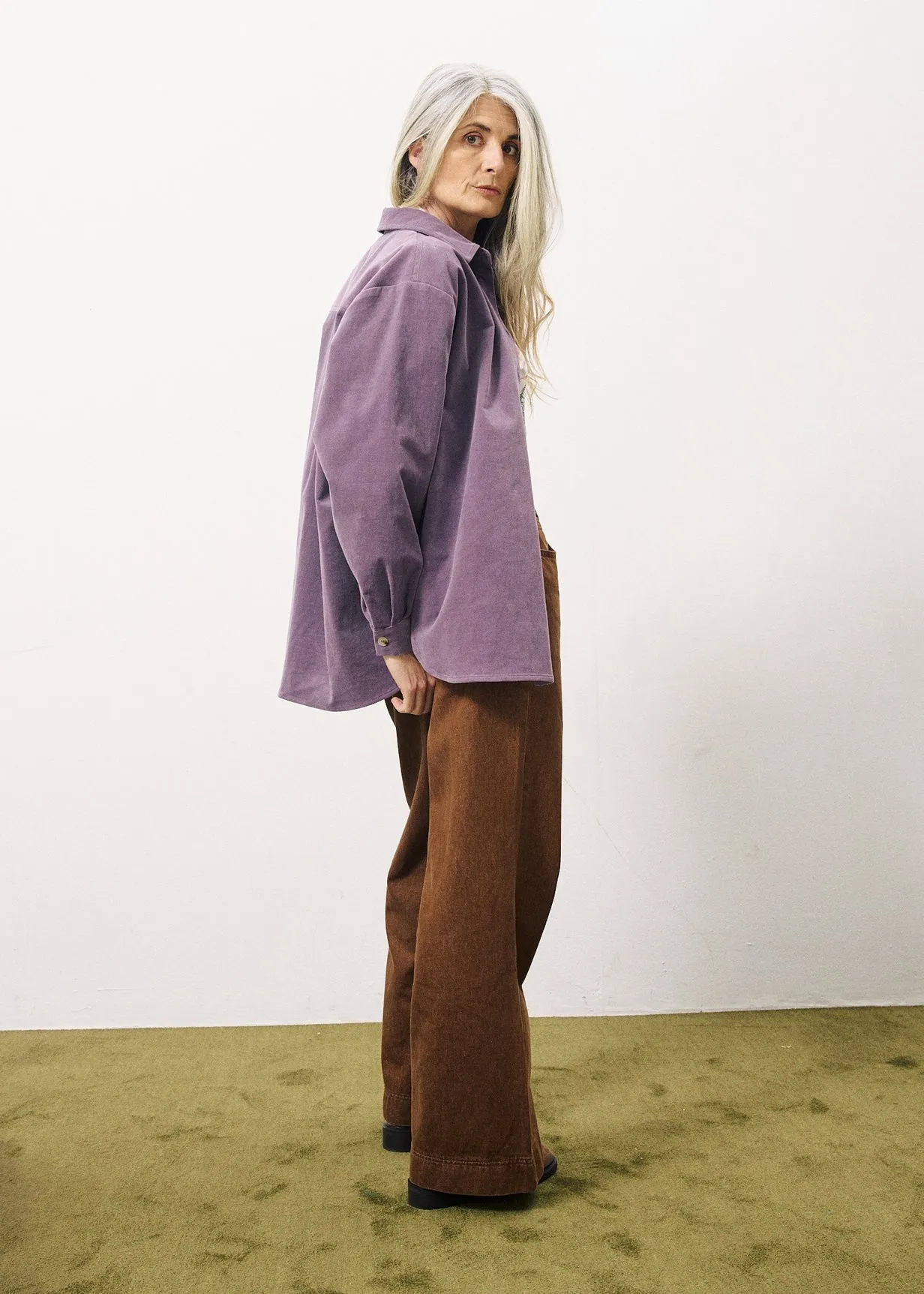 Chemise CARLA Lilas sold by FRNCH product image thumbnail 4