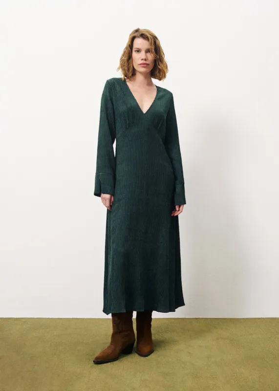 Robe LISNA Vert foret sold by FRNCH