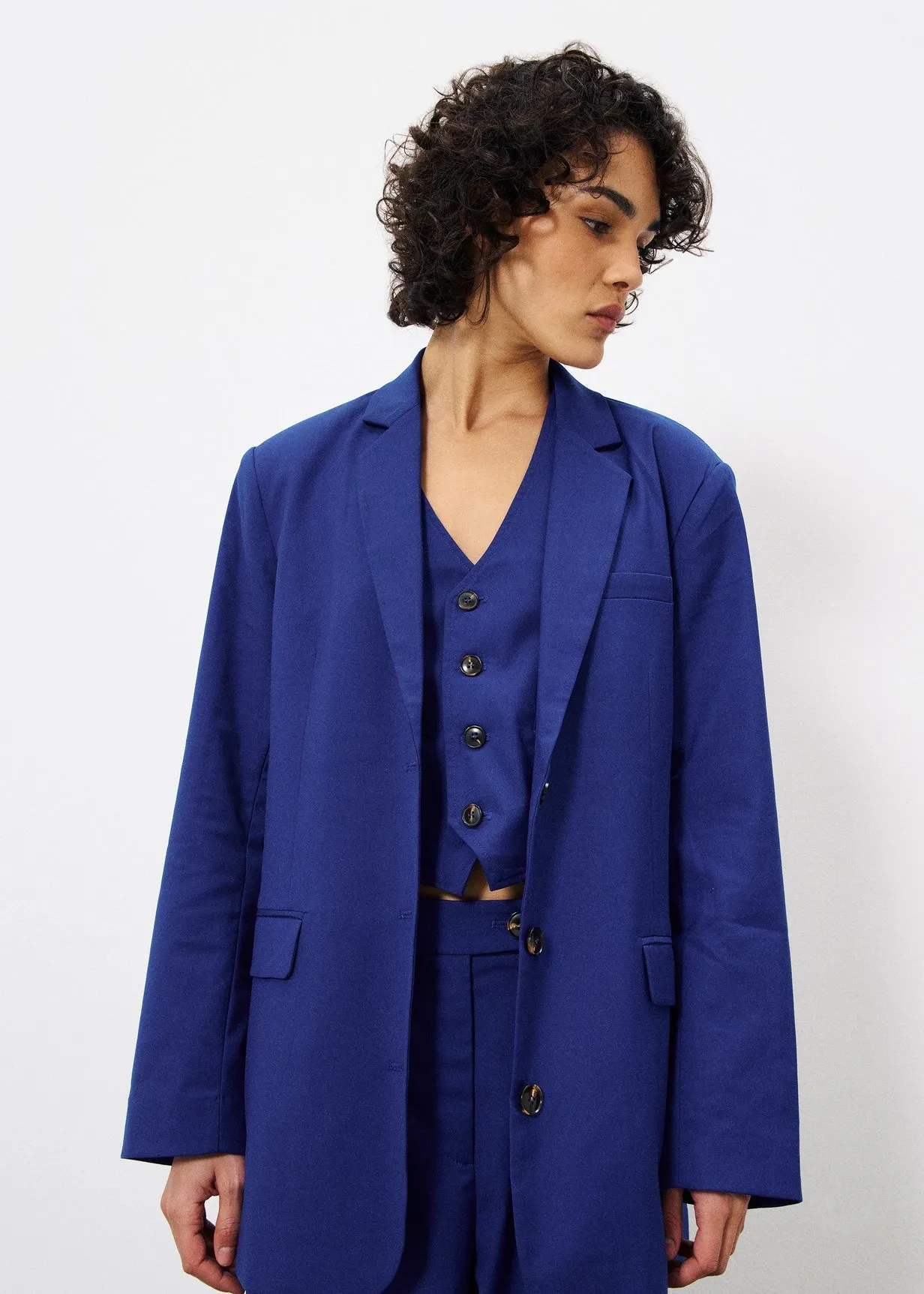 Blazer SAMIRA Bleu electrique sold by FRNCH product image thumbnail 4