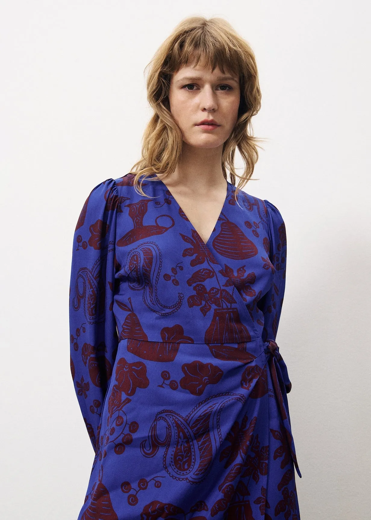 Robe BAKHTA Flora blue sold by FRNCH product image thumbnail 3