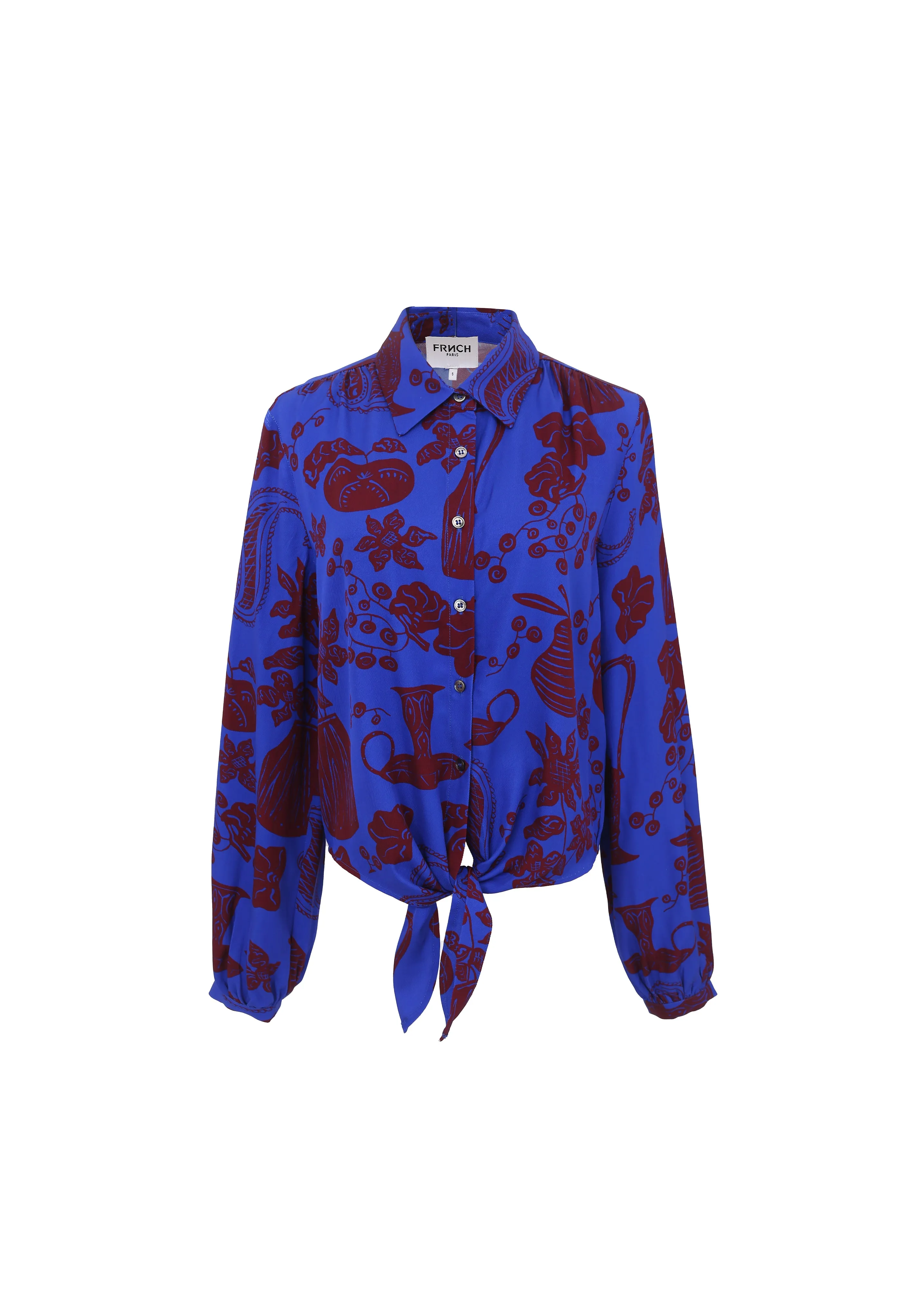 Chemise SWAN Flora blue sold by FRNCH product image thumbnail 5