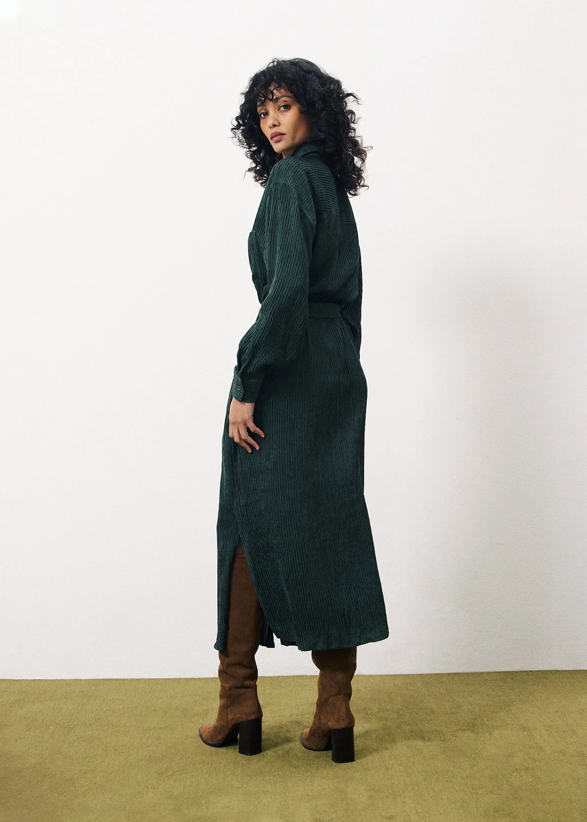 Robe CLORIS Vert foret sold by FRNCH product image thumbnail 2