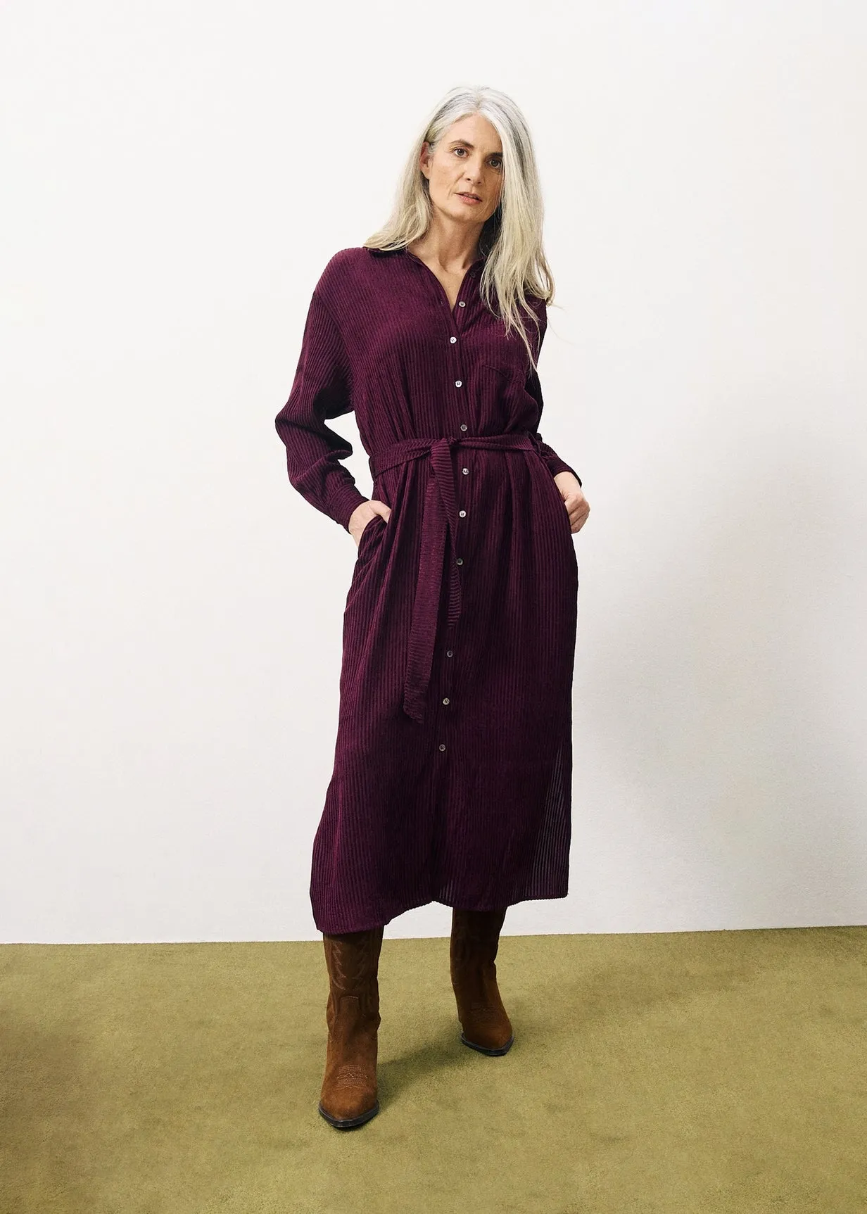 Robe CLORIS Bordeaux sold by FRNCH