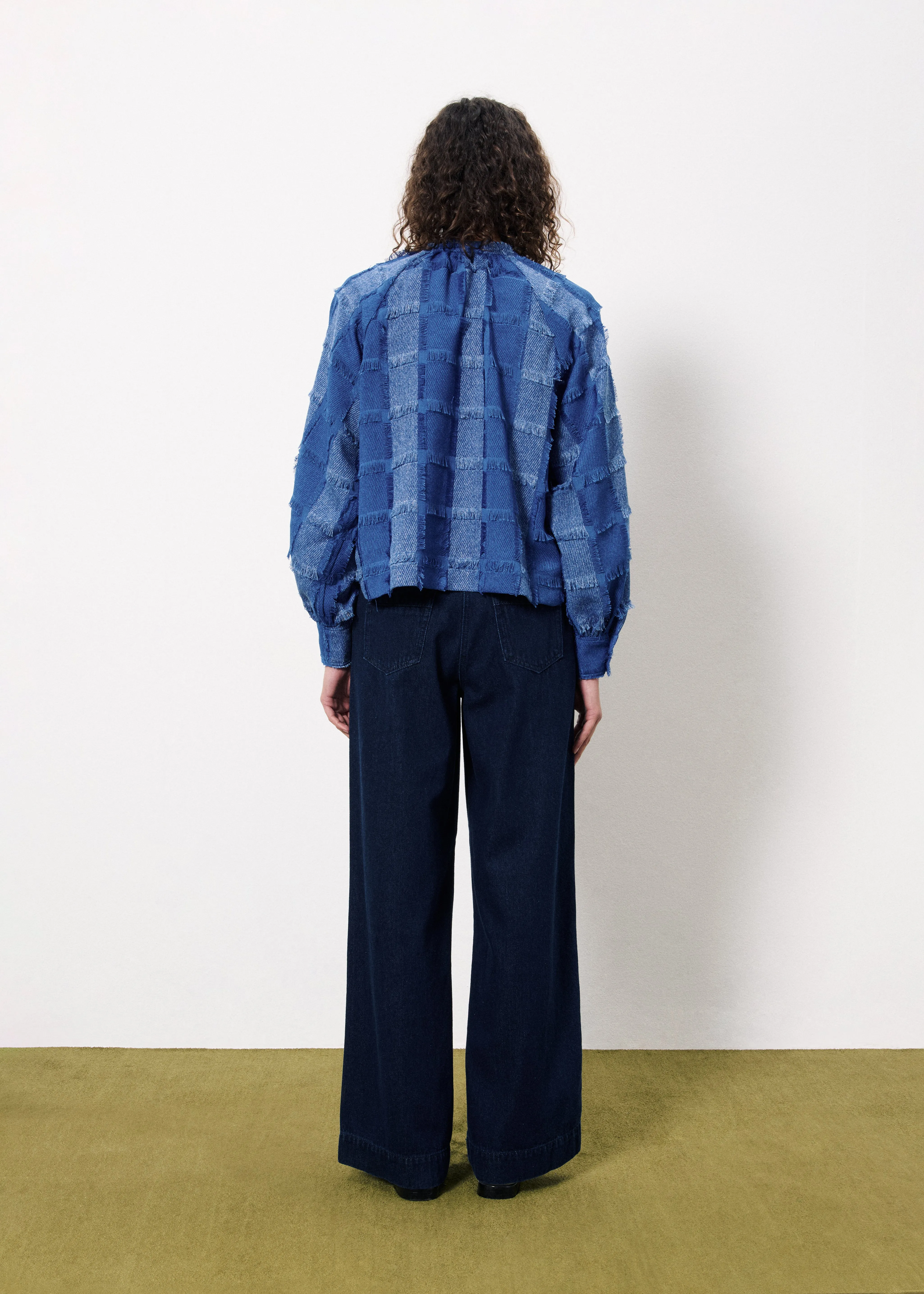 Chemise ELIANNE Bleu electrique sold by FRNCH product image thumbnail 2