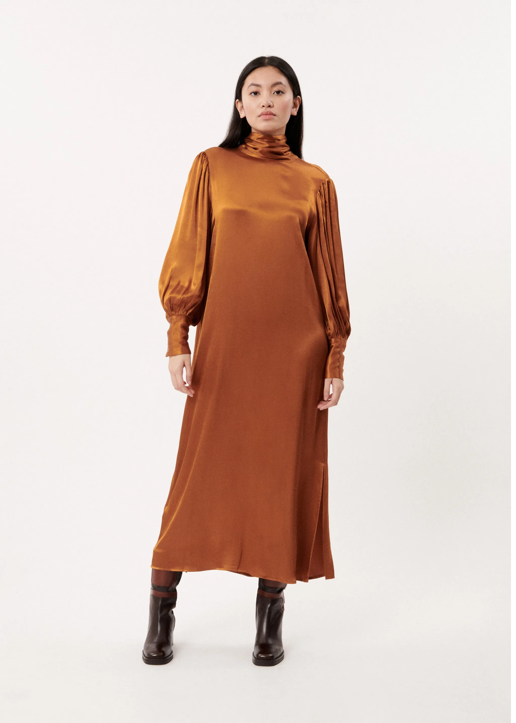 ROBE NOOR OCRE sold by FRNCH