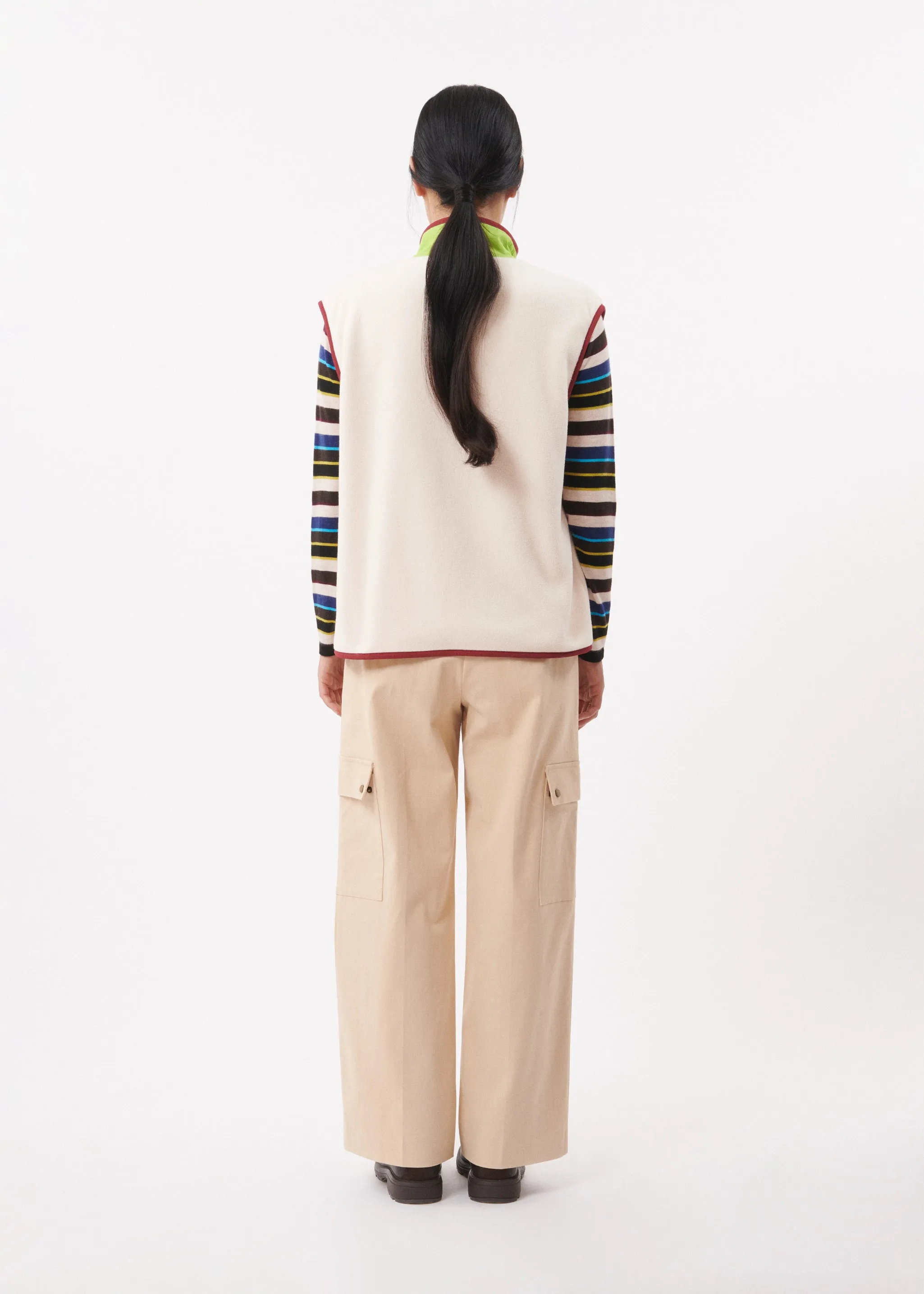 Gilet LIROSHE Creme sold by FRNCH product image thumbnail 3