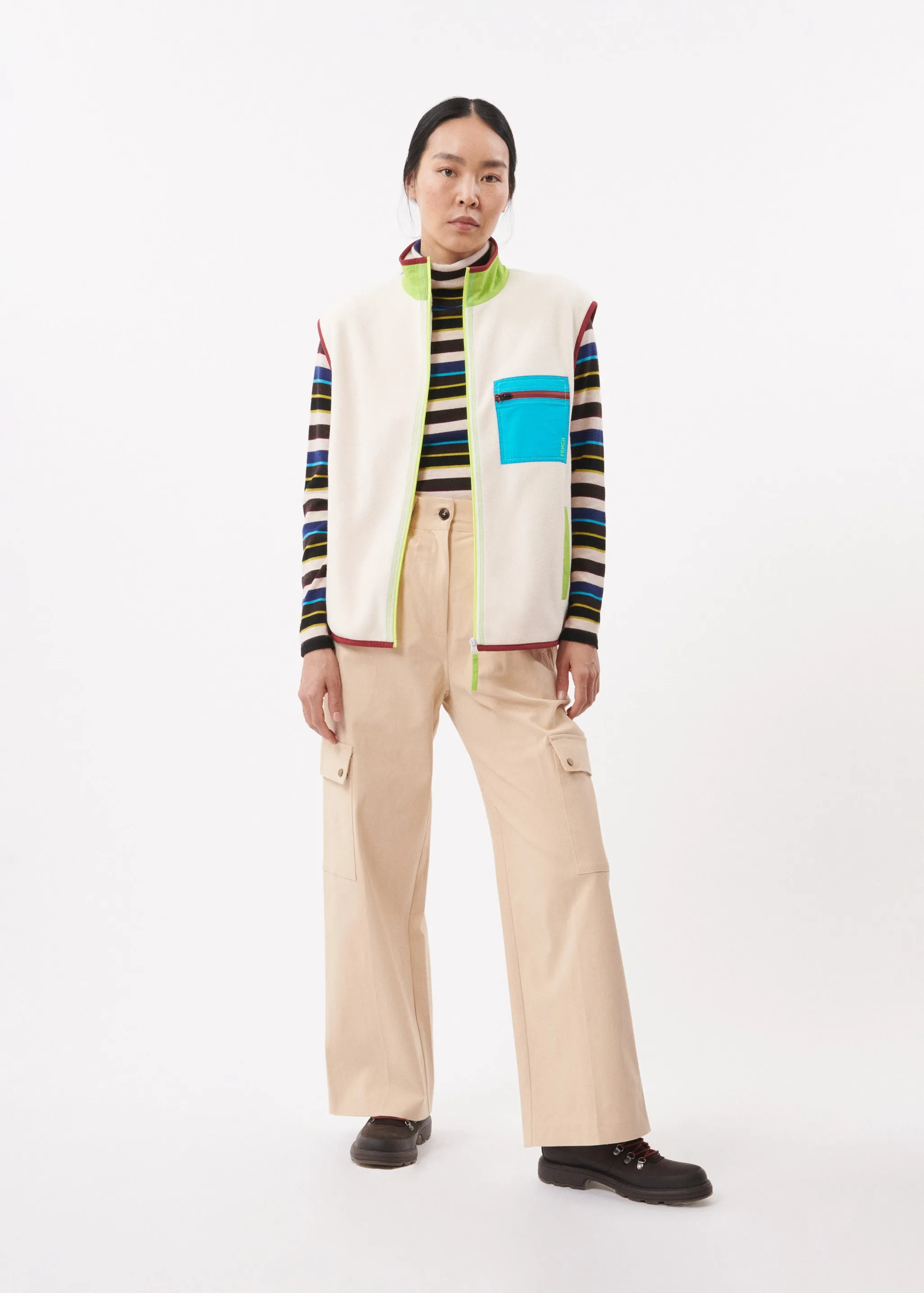 Gilet LIROSHE Creme sold by FRNCH product image thumbnail 2