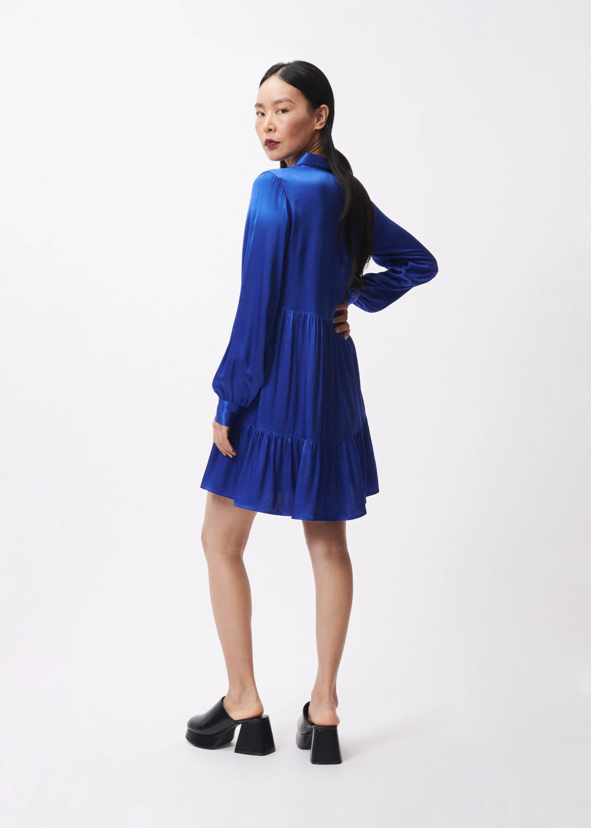 Robe FATIMA Bleu electrique sold by FRNCH product image thumbnail 2