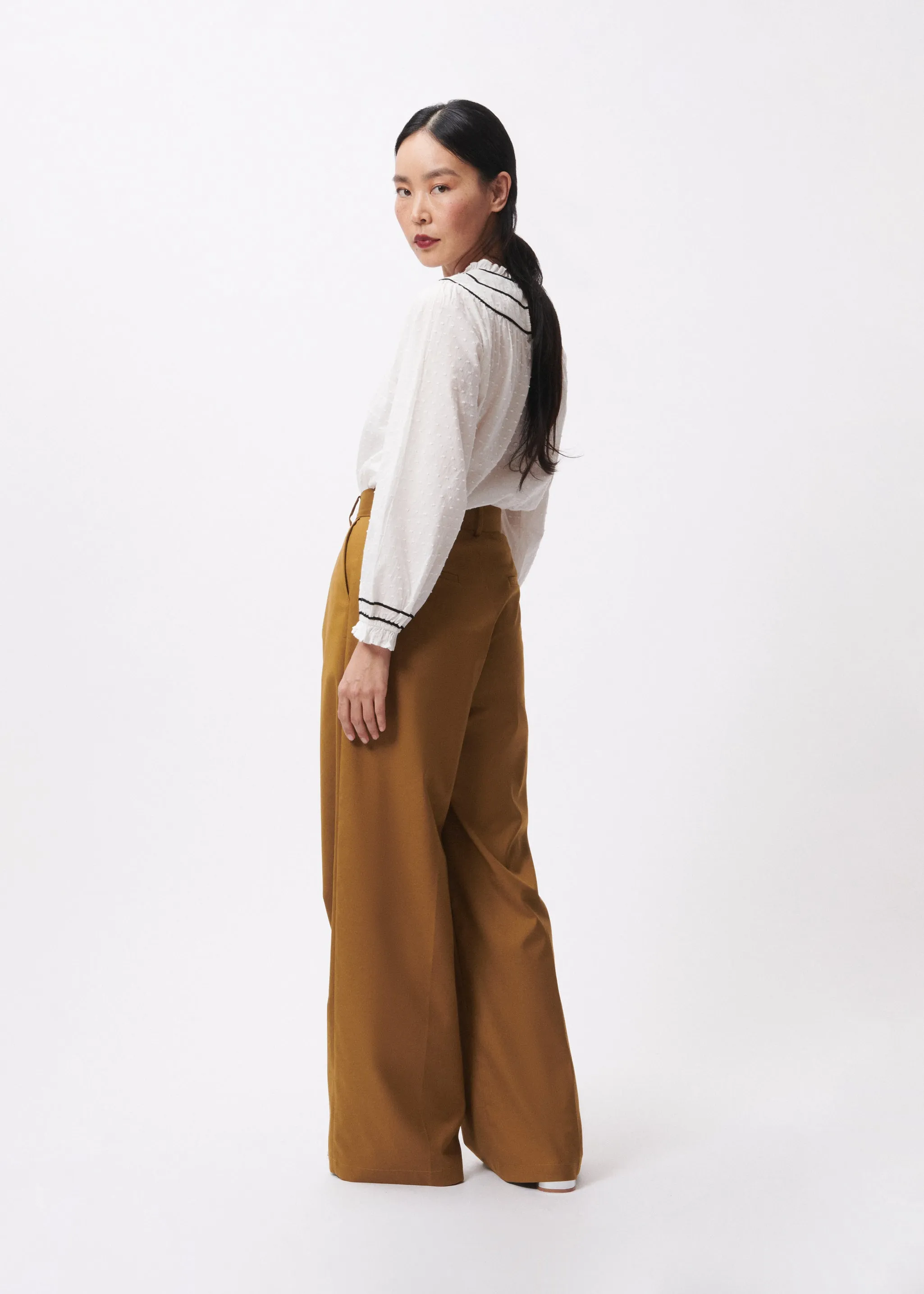 Blouse SIDONIE Blanc sold by FRNCH product image thumbnail 4