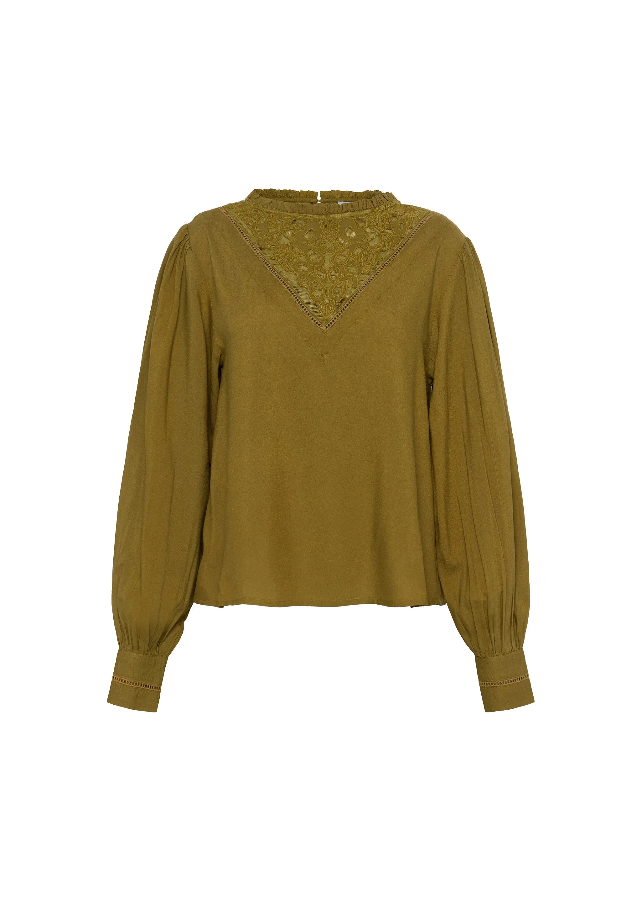 Blouse LISENN Olive sold by FRNCH product image thumbnail 5