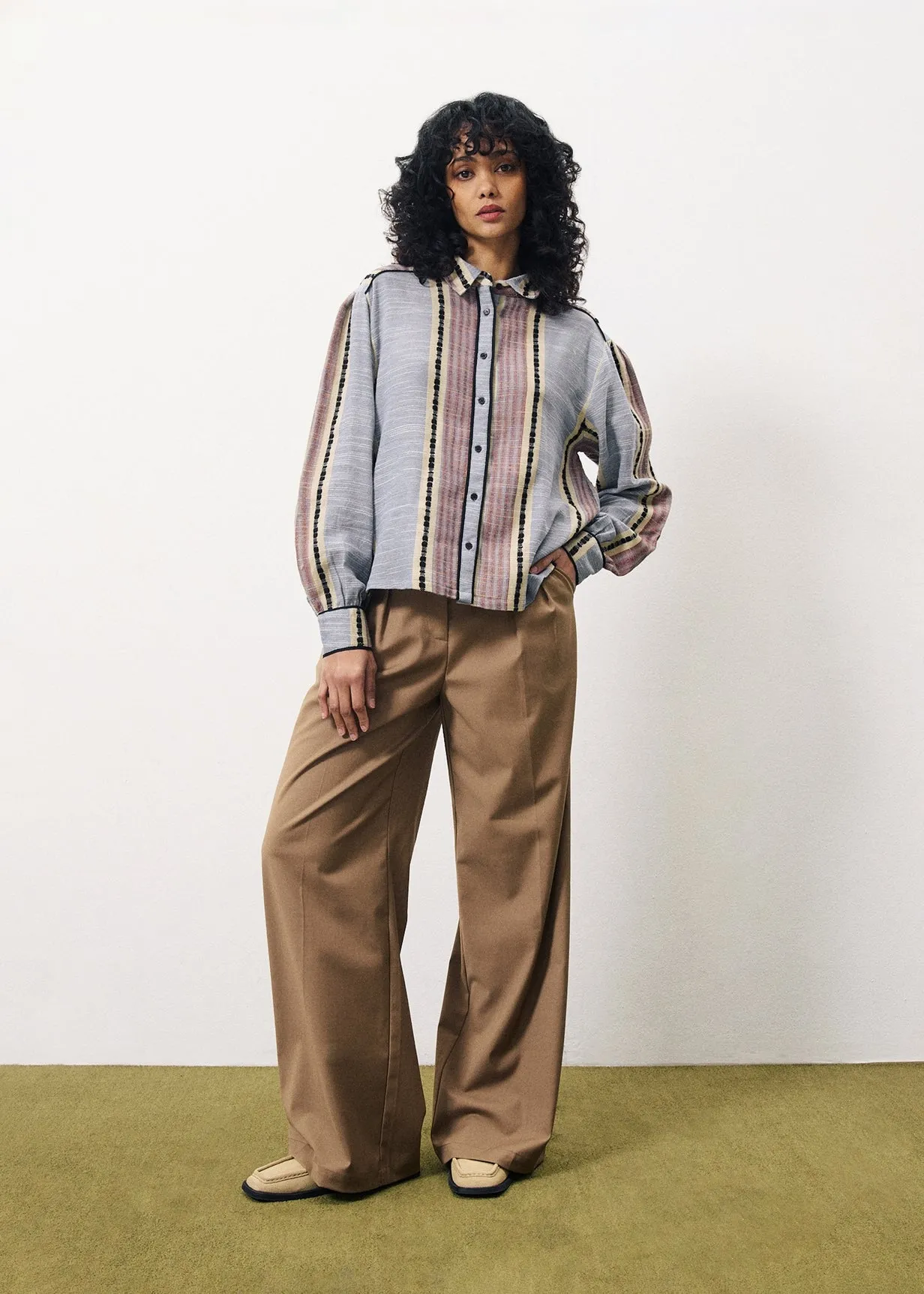 Chemise MIRA Bleu jean sold by FRNCH