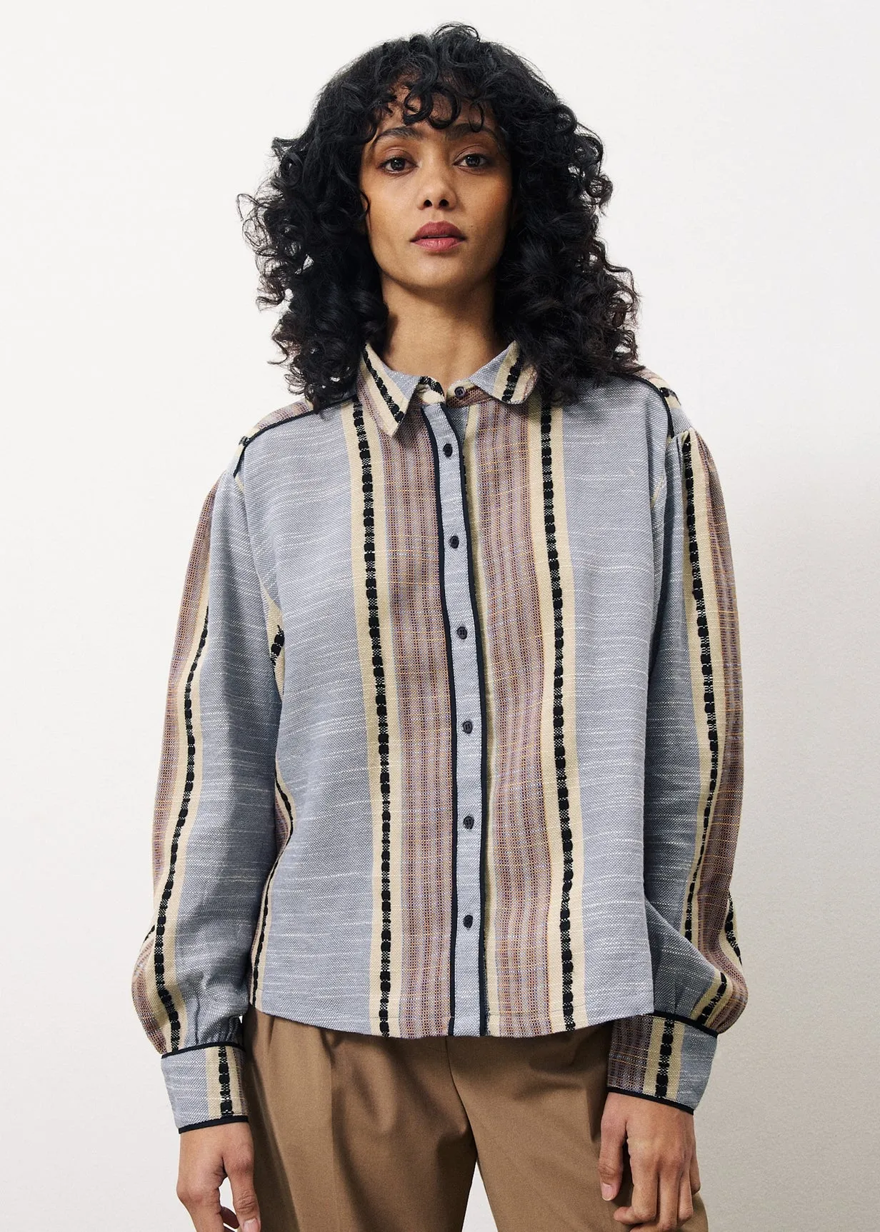 Chemise MIRA Bleu jean sold by FRNCH product image thumbnail 3