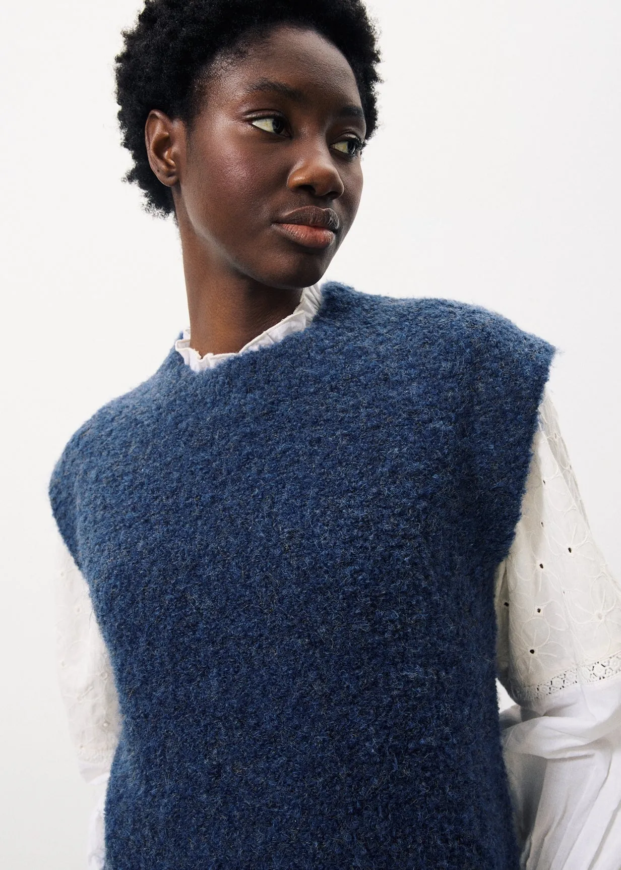 Pull NAGIA Bleu marine sold by FRNCH product image thumbnail 4