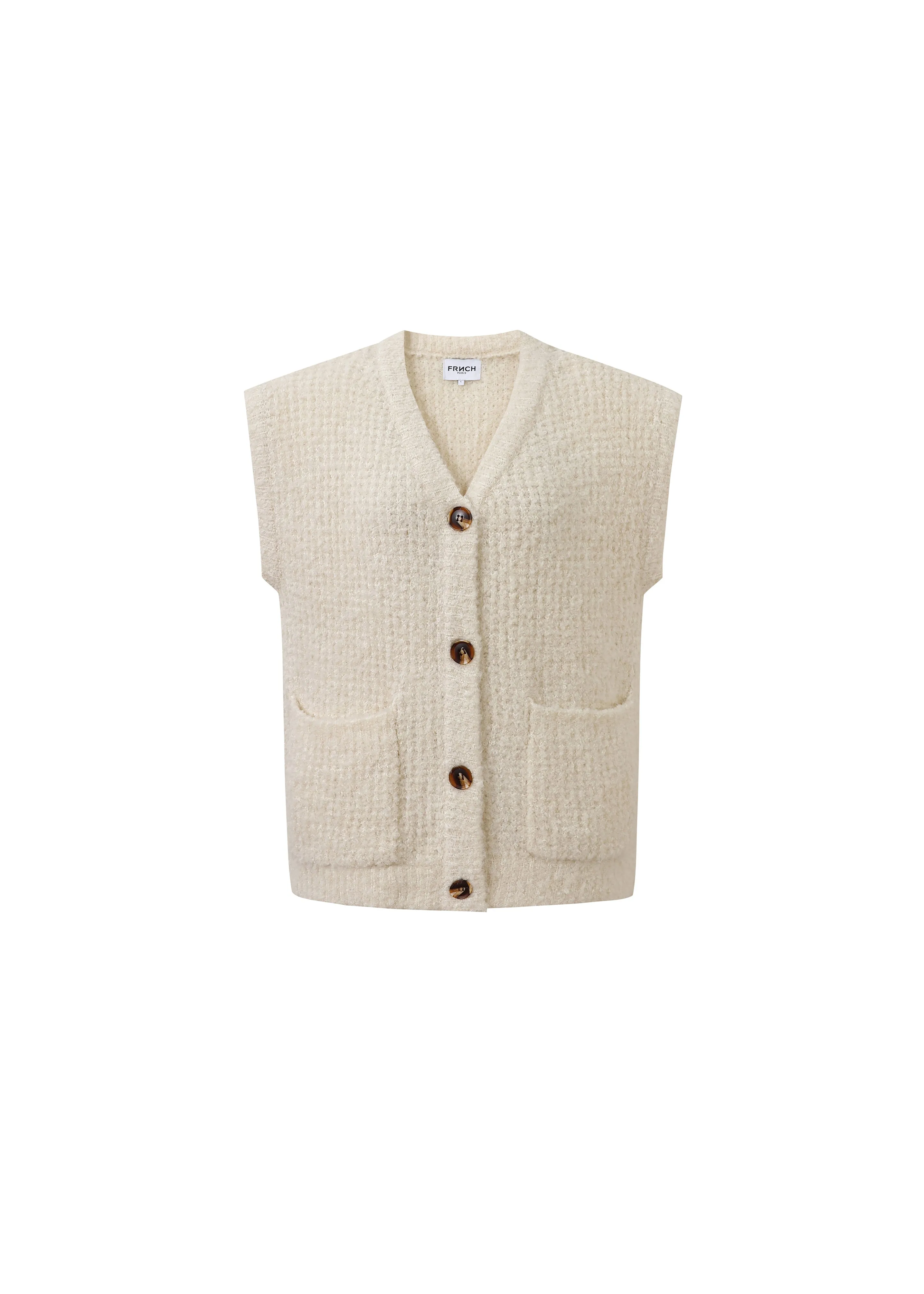 Gilet MAGALY Creme sold by FRNCH product image thumbnail 5