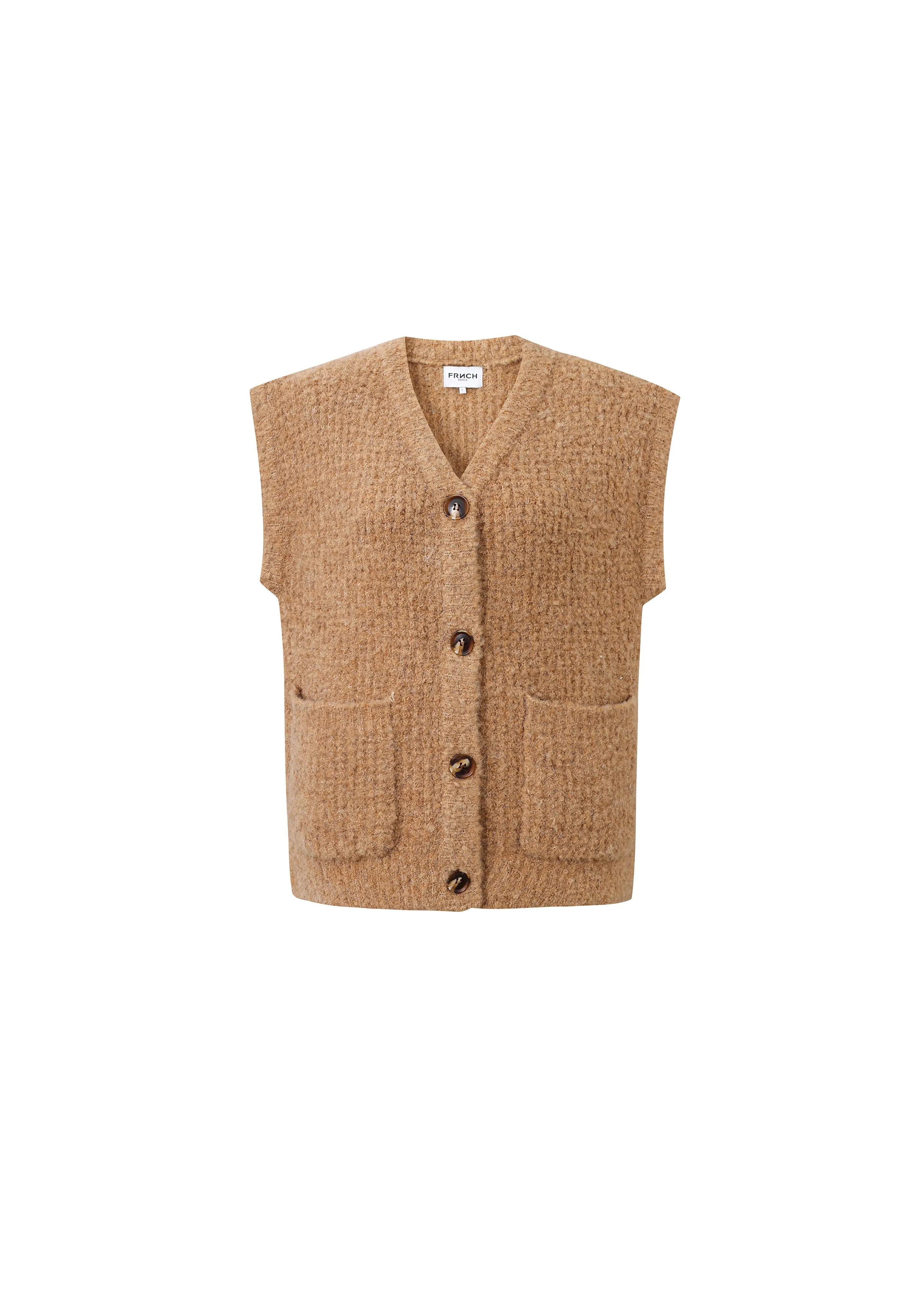 Gilet MAGALY Camel sold by FRNCH product image thumbnail 5