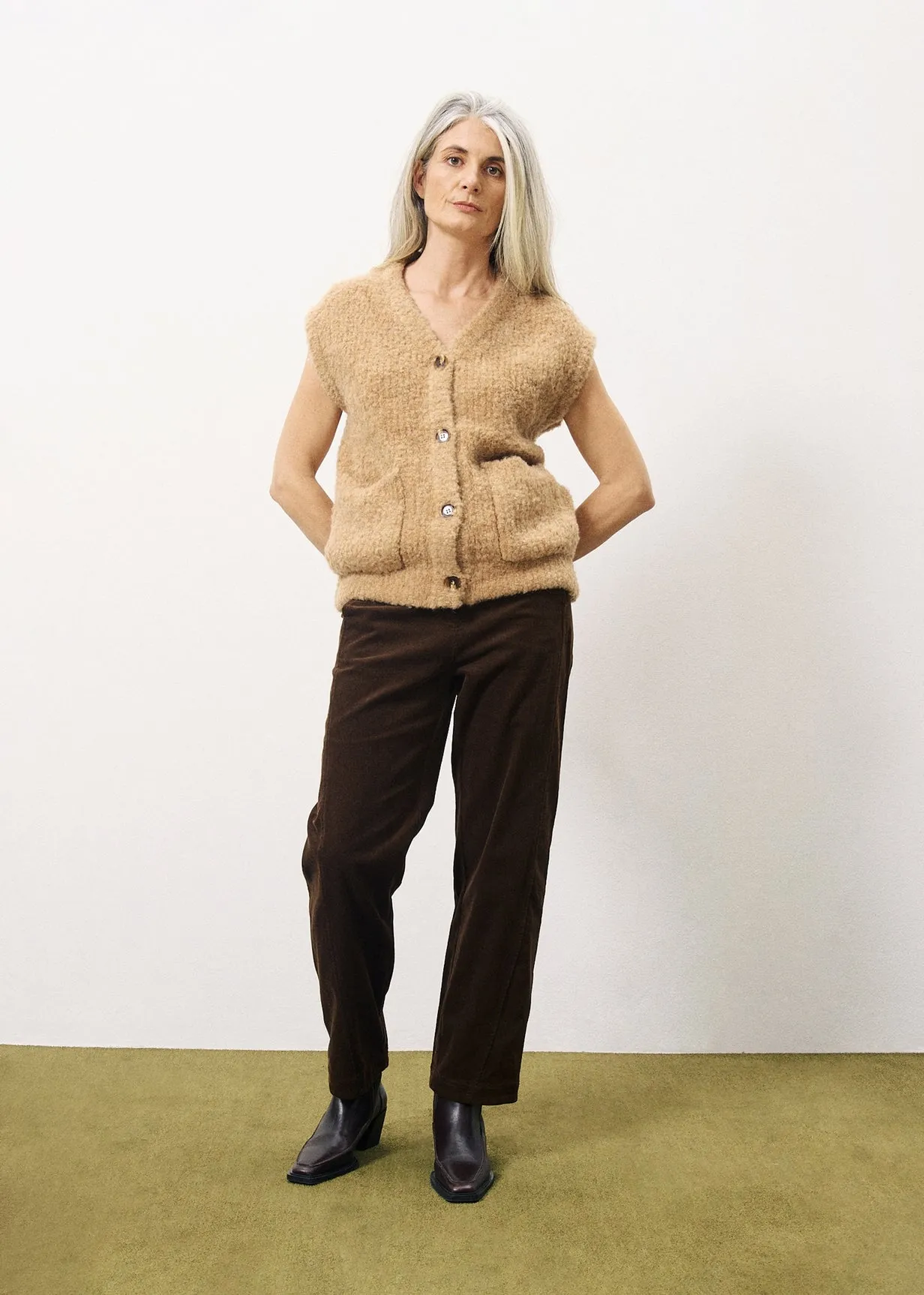 Gilet MAGALY Camel sold by FRNCH