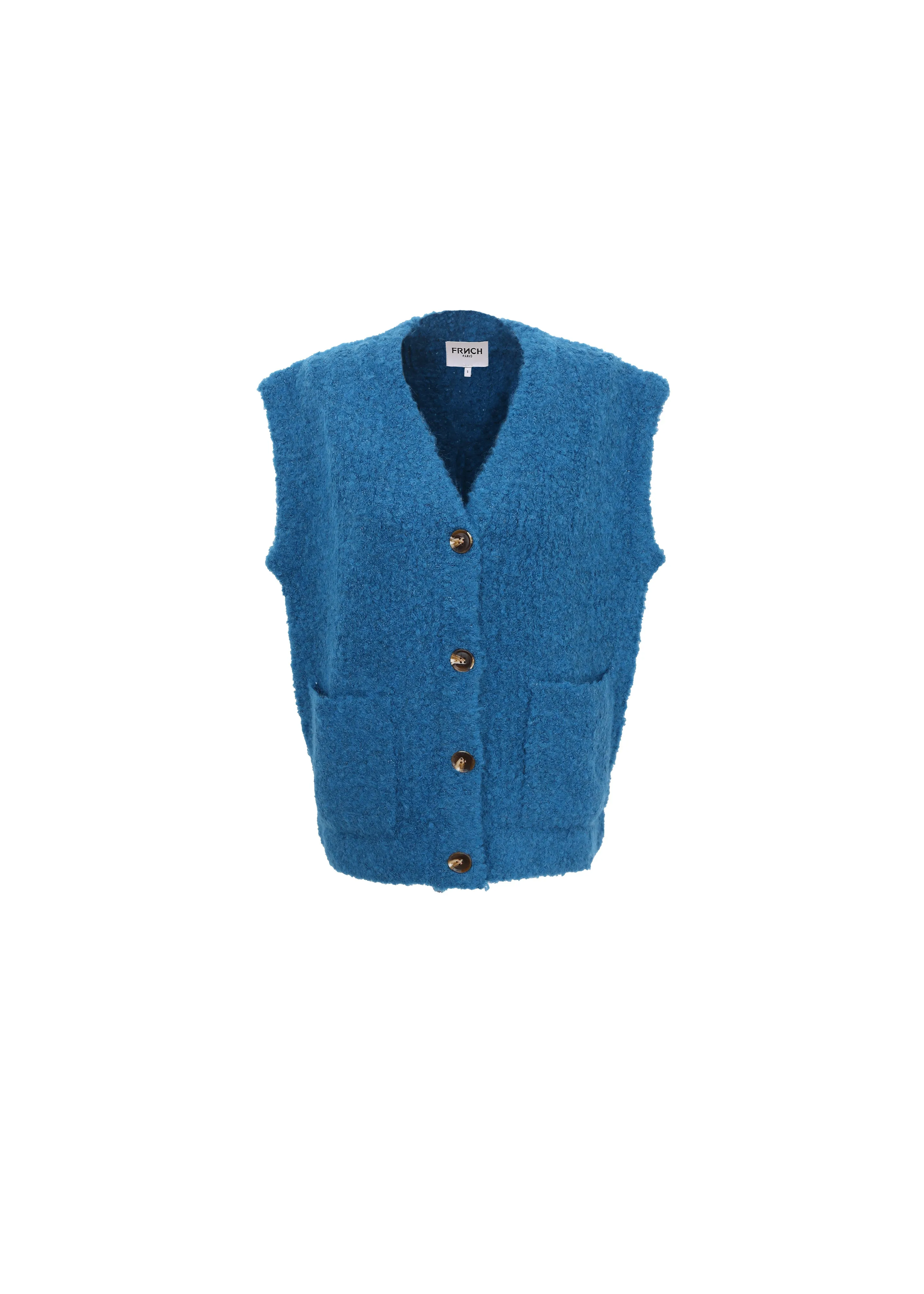Gilet MAGALY Bleu petrole sold by FRNCH product image thumbnail 5